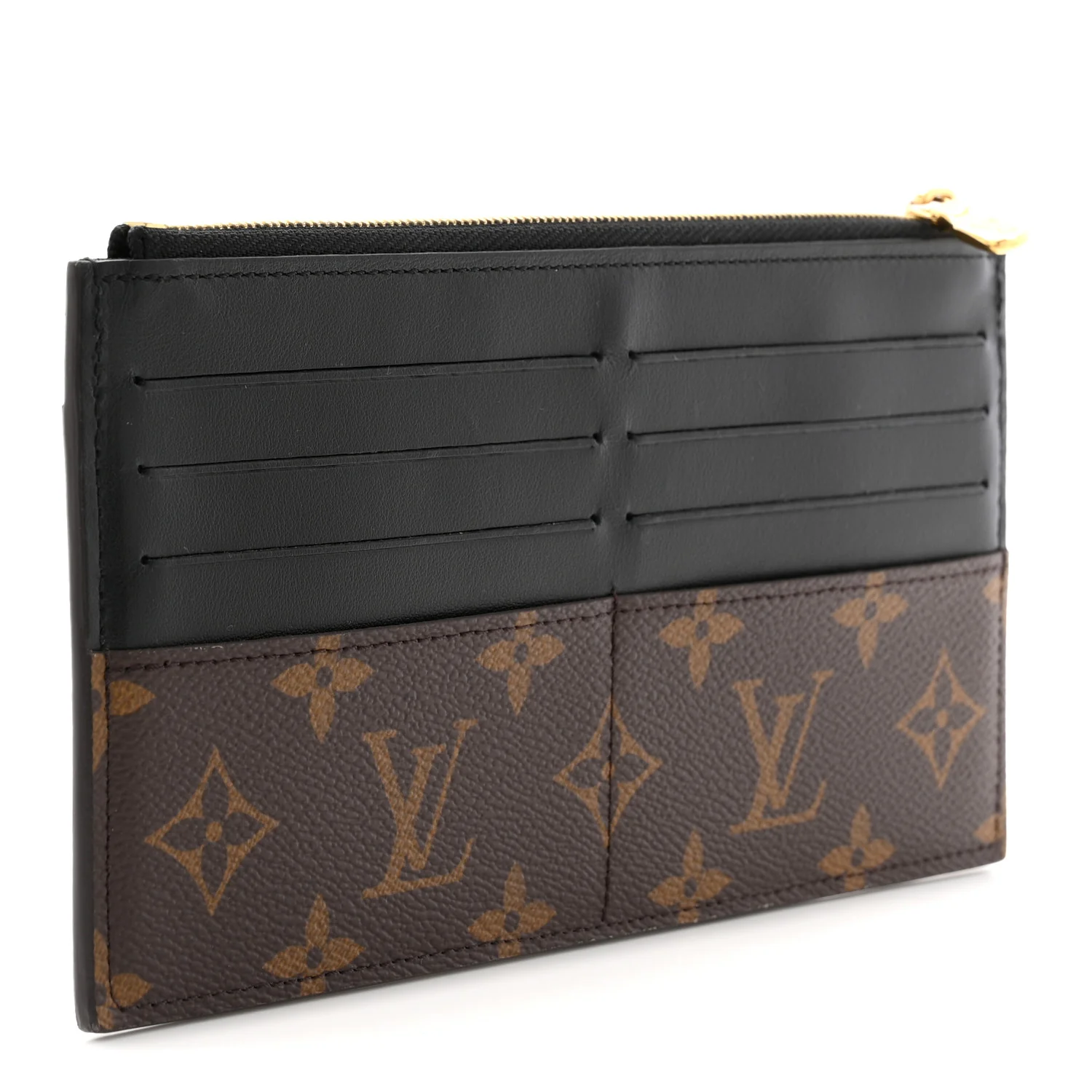 Monogram Slim Purse Black - Image 3