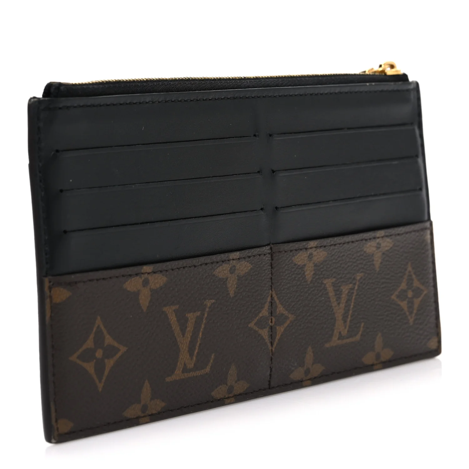 Monogram Slim Purse Black - Image 3