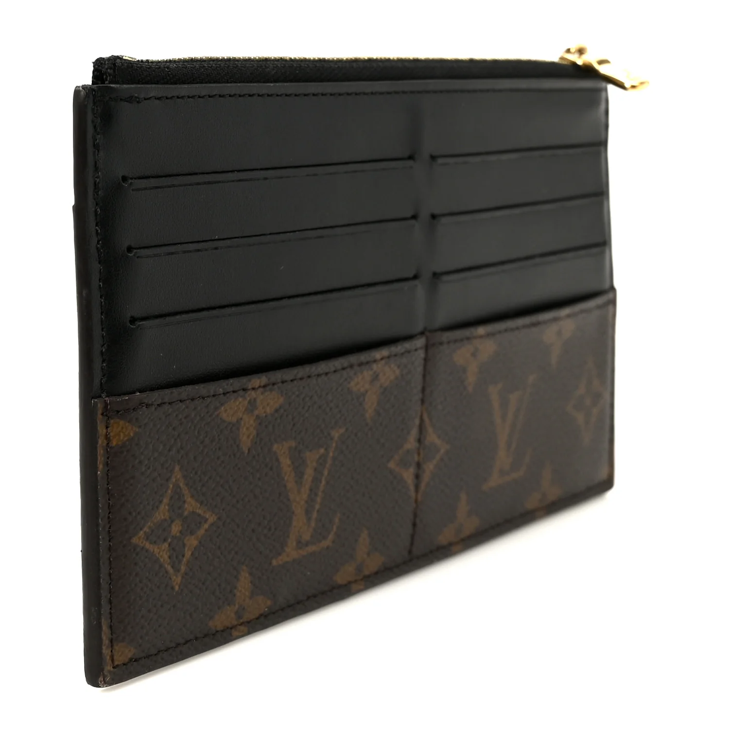 Monogram Slim Purse Black - Image 3
