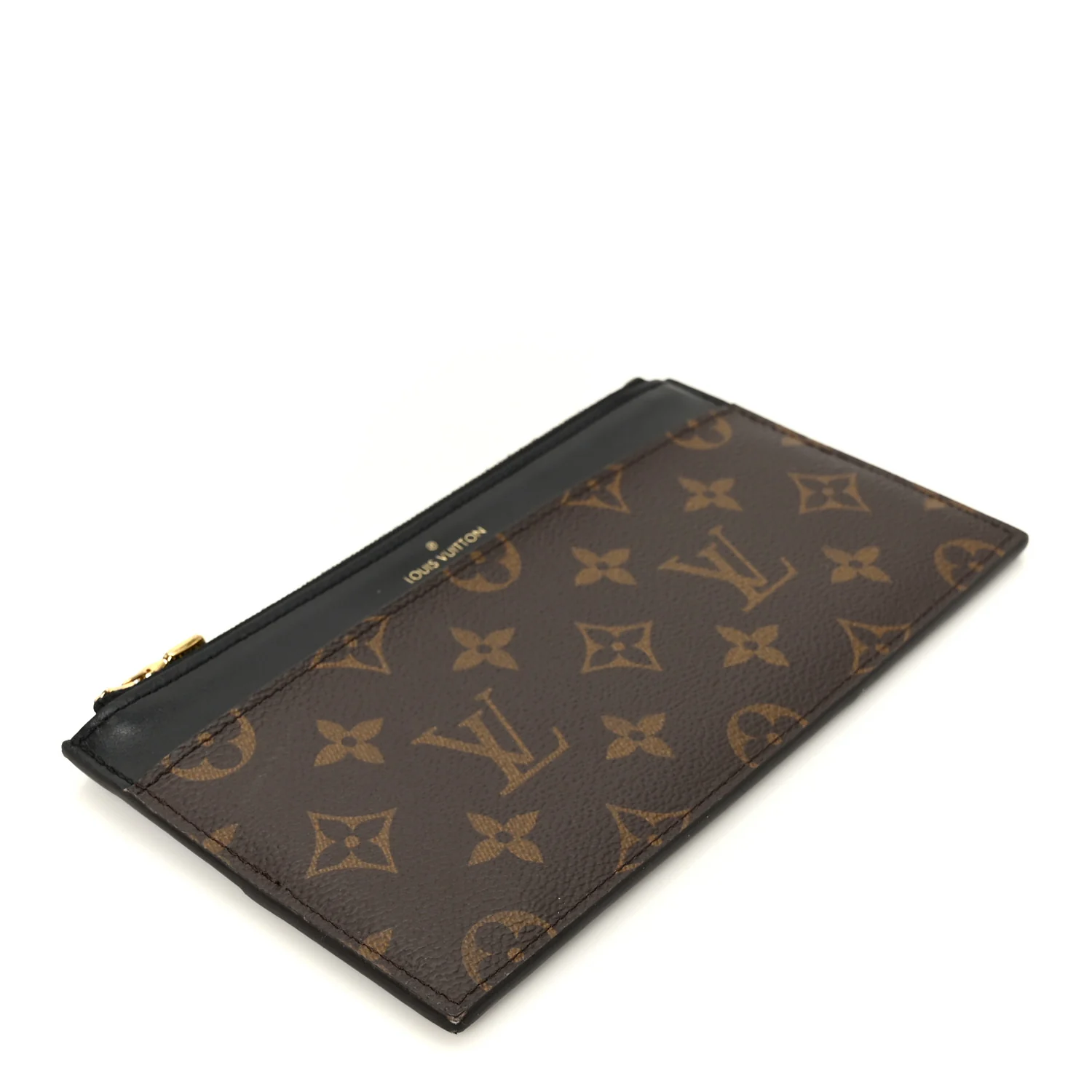 Monogram Slim Purse Black - Image 4