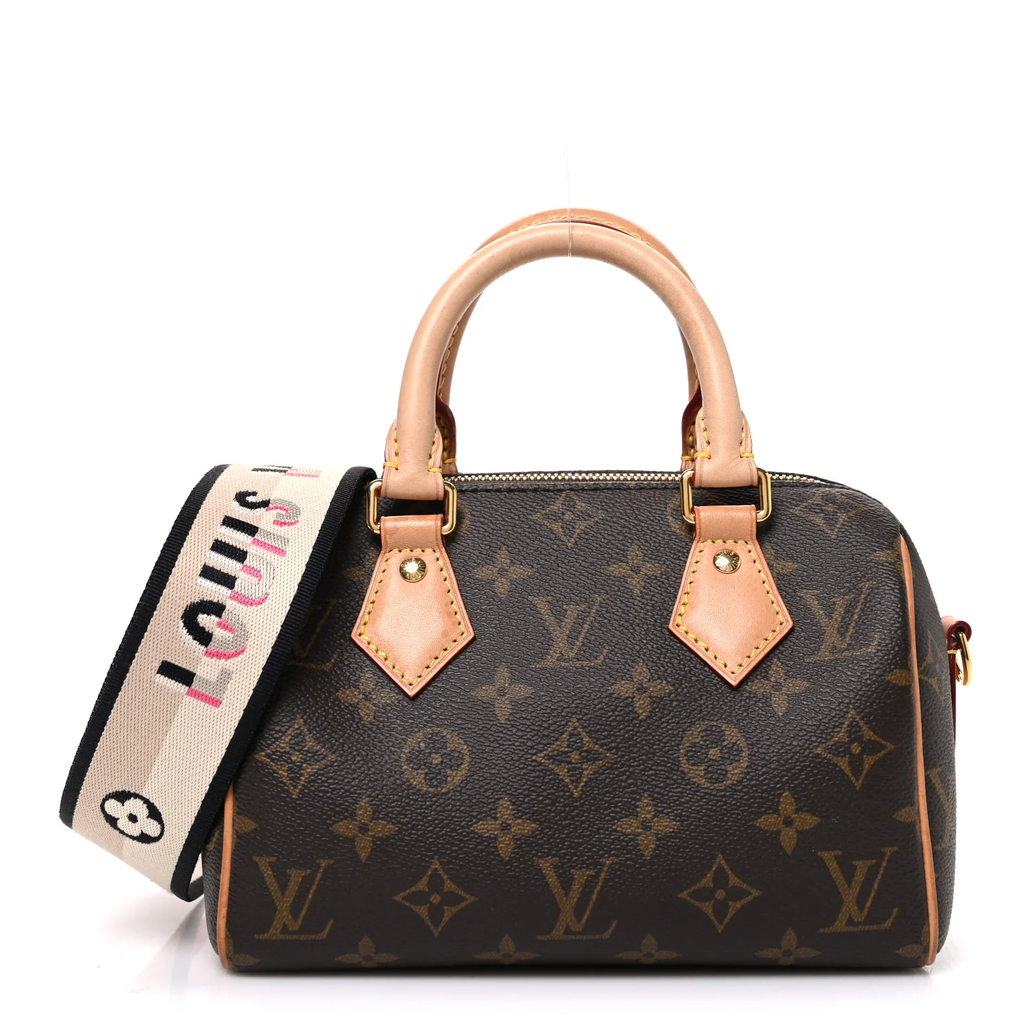 Monogram Speedy Bandouliere 20 Black