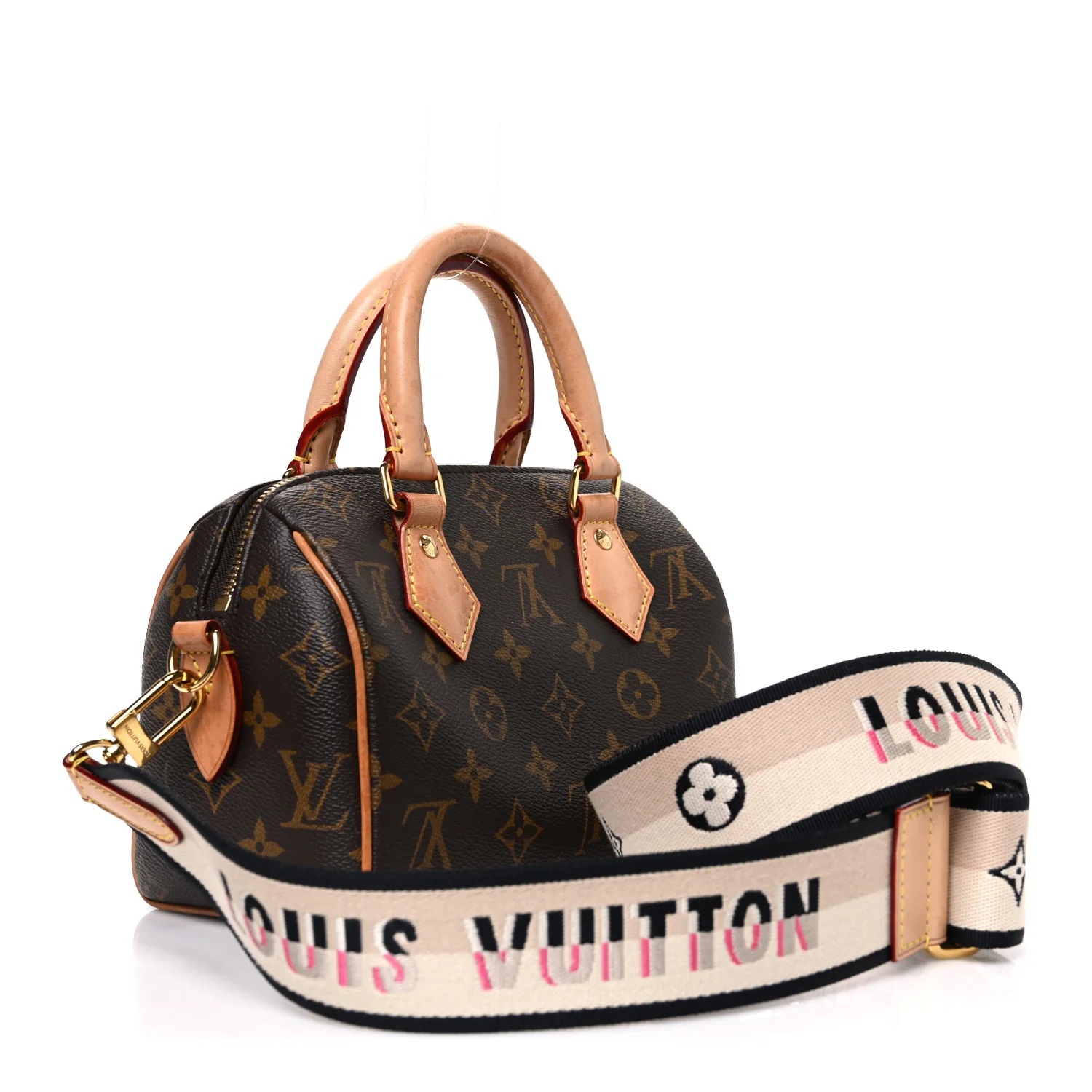 Monogram Speedy Bandouliere 20 Black - Image 3