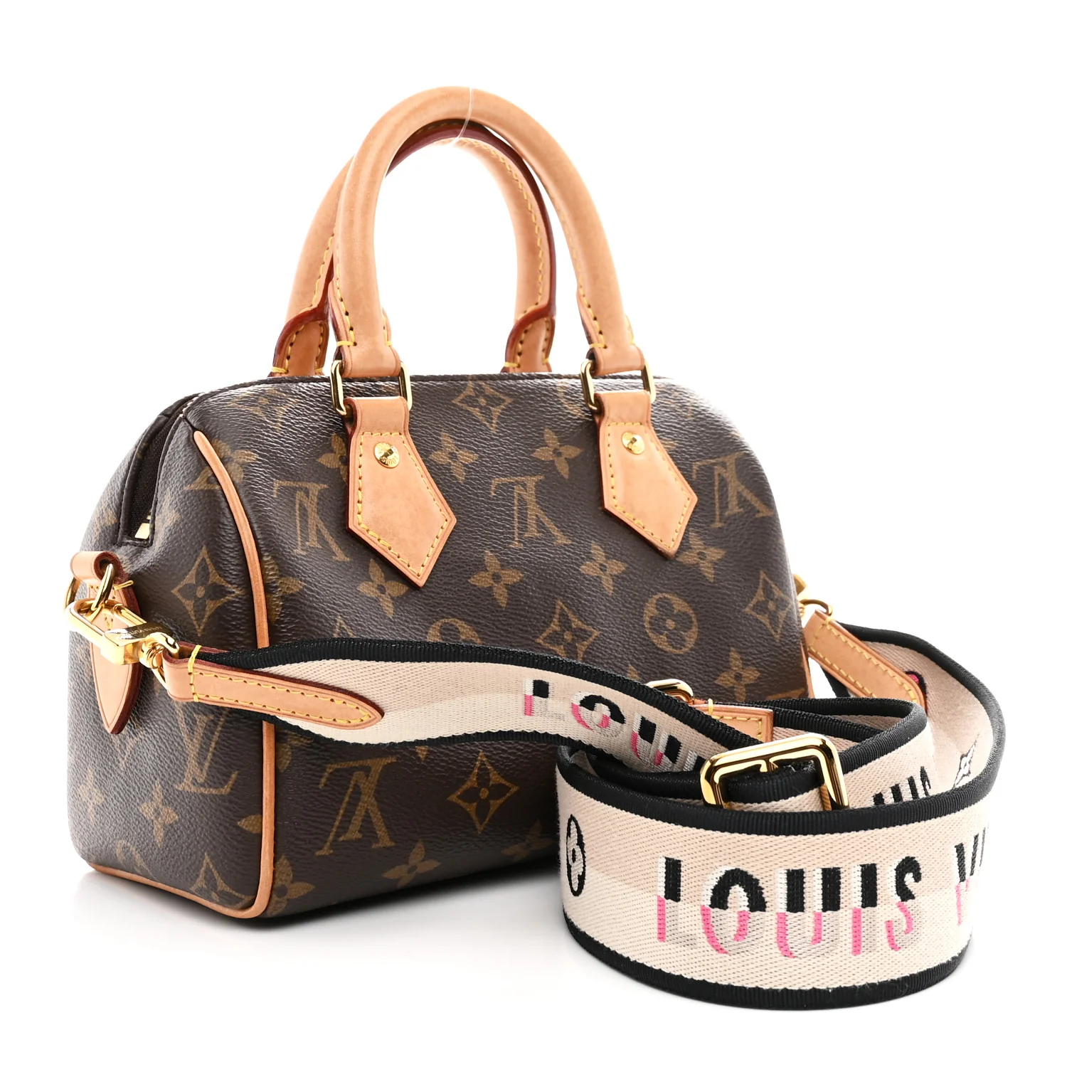 Monogram Speedy Bandouliere 20 Black - Image 3