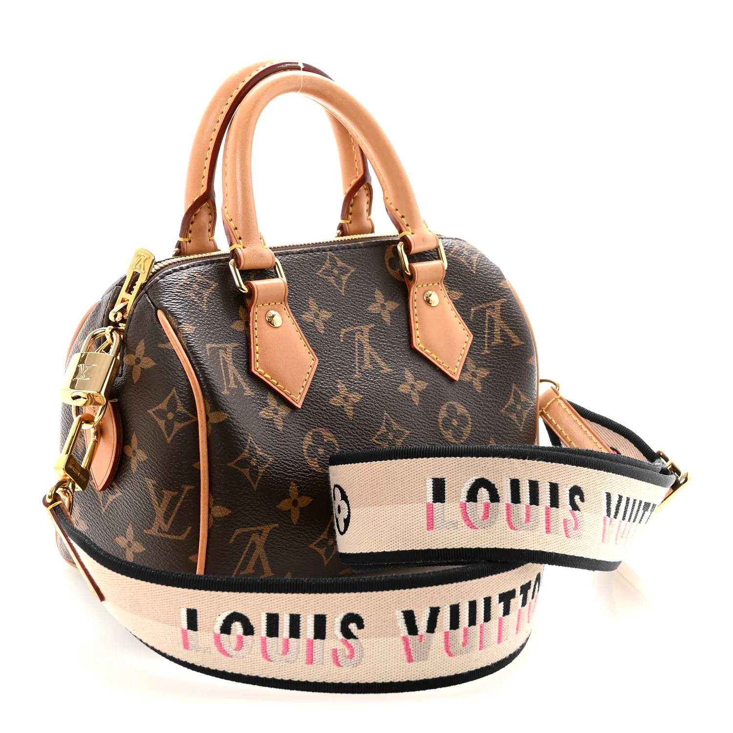 Monogram Speedy Bandouliere 20 Black - Image 3
