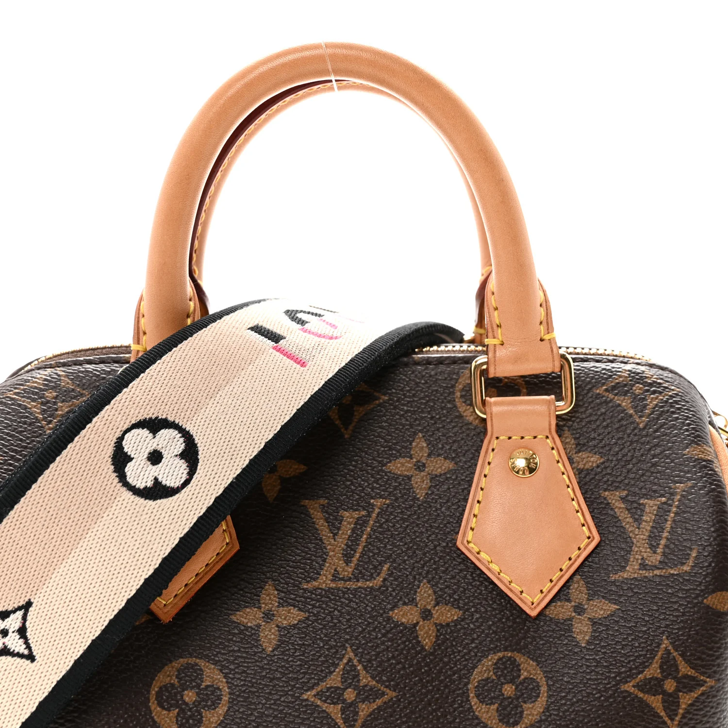 Monogram Speedy Bandouliere 20 Black - Image 7