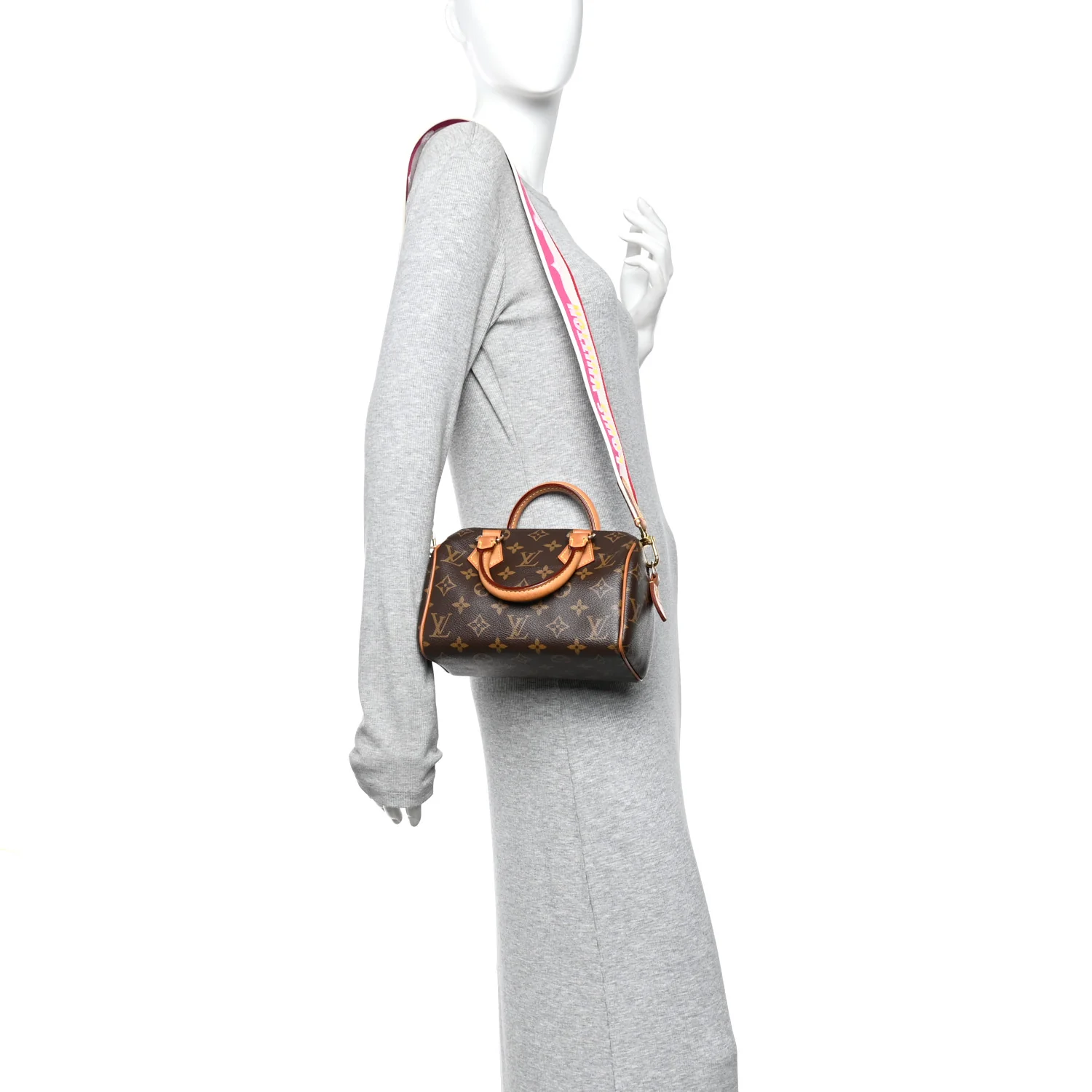 Monogram Speedy Bandouliere 20 Fuchsia - Image 2