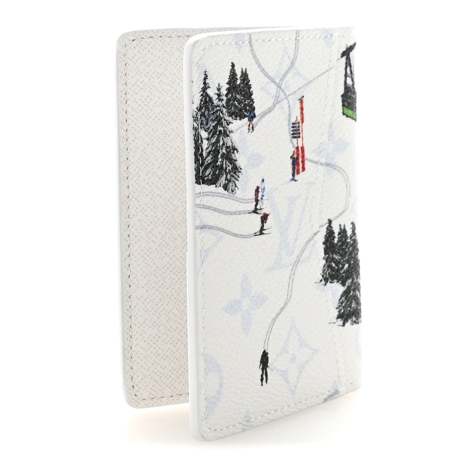 Monogram Sports Passport Cover Ski White - Image 3