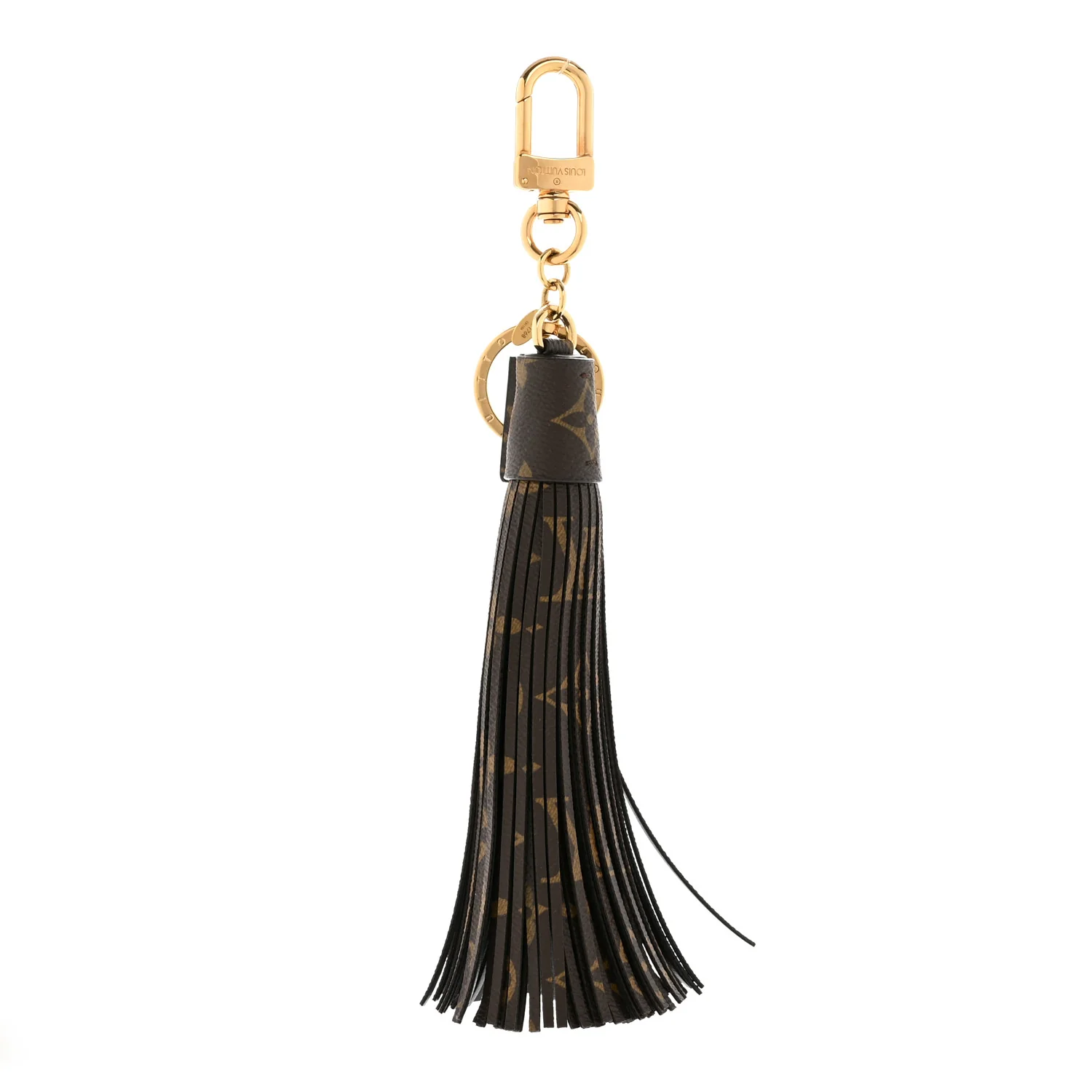 Monogram Tassel Bag Charm