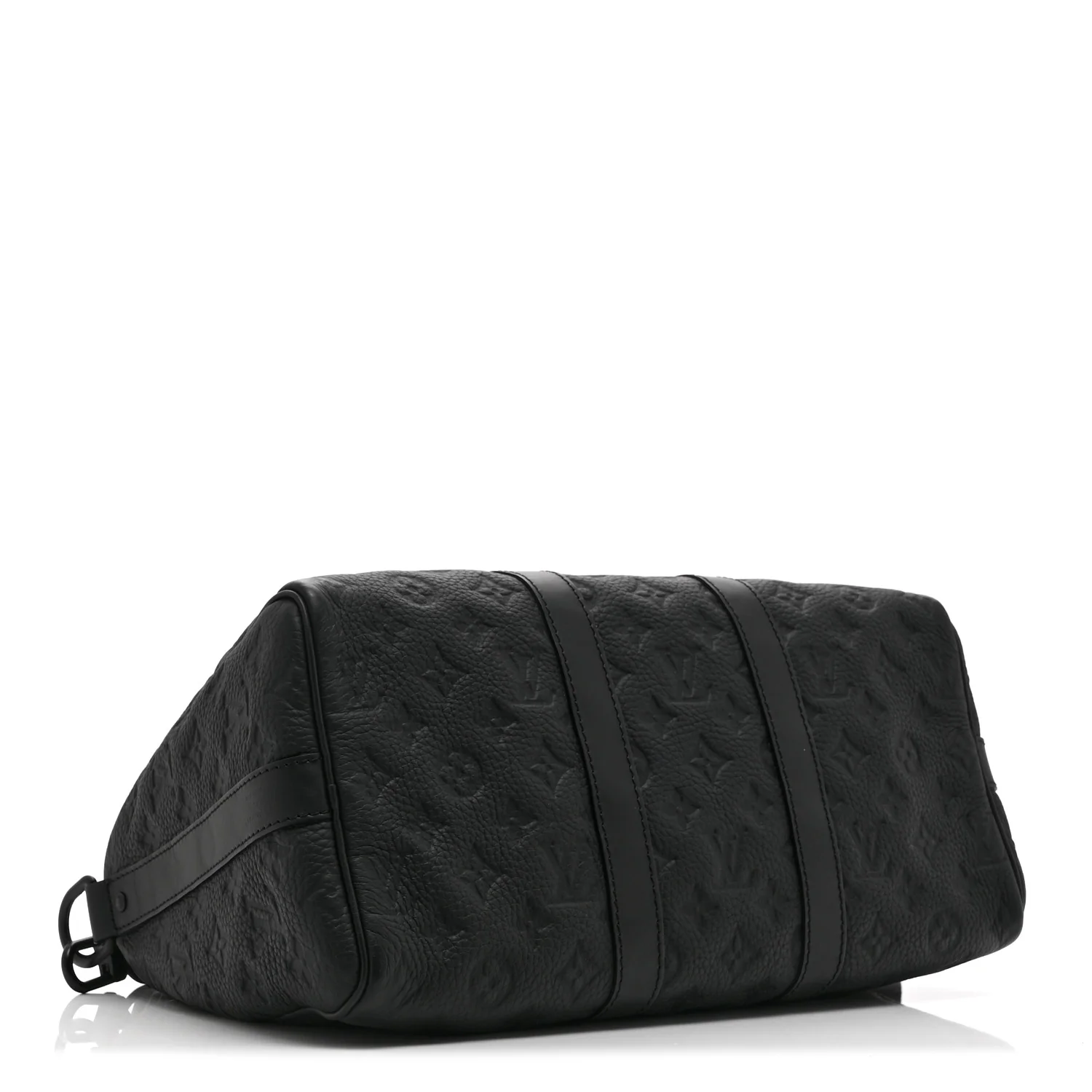 Monogram Taurillon Keepall Bandouliere 35 Black - Image 4