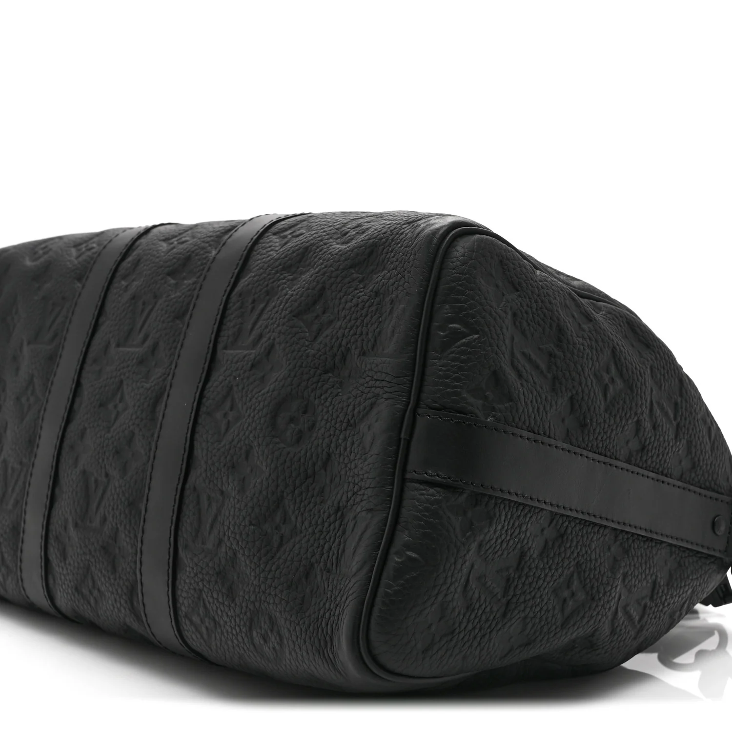 Monogram Taurillon Keepall Bandouliere 35 Black - Image 9