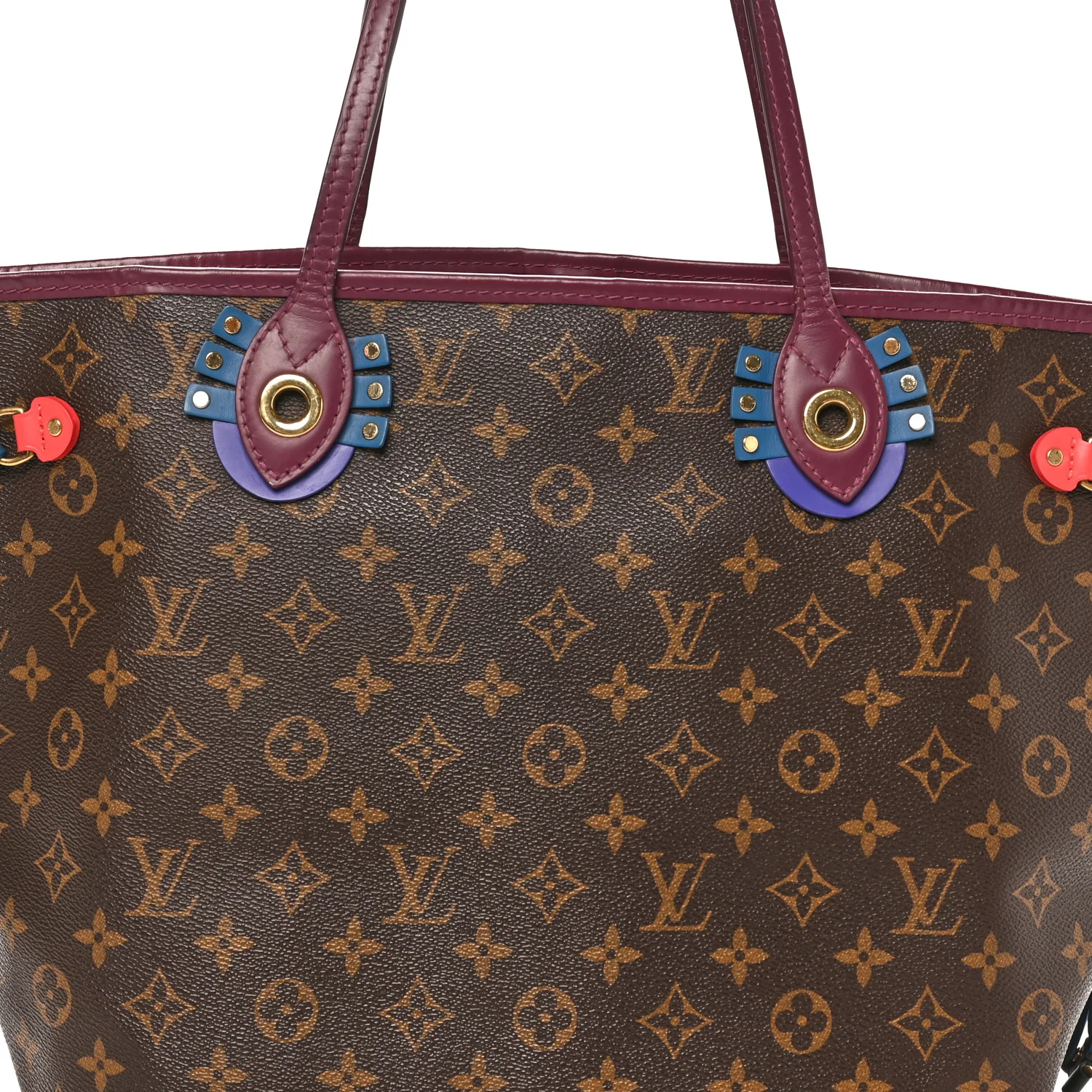 Monogram Totem Neverfull MM Magenta - Image 7