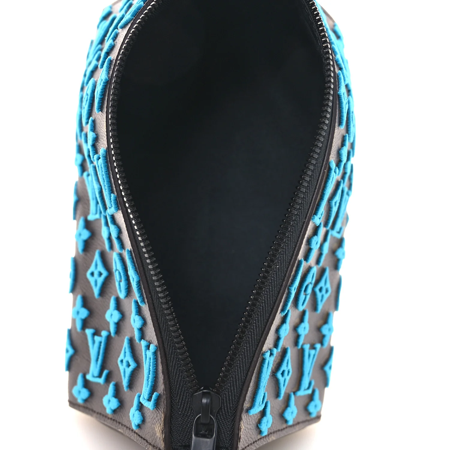 Monogram Tuffetage Triangle Messenger Turquoise - Image 5