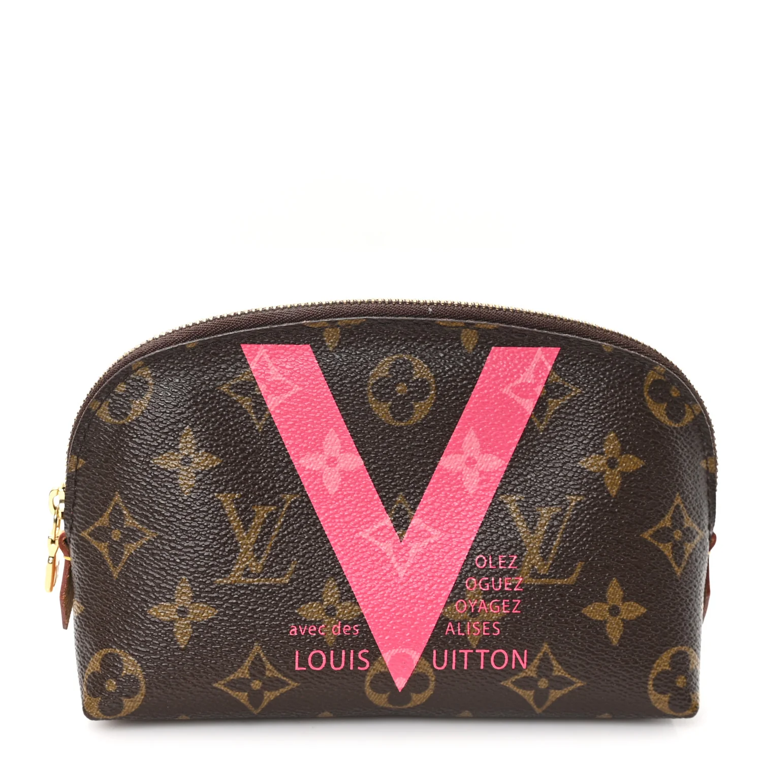 Monogram V Cosmetic Pouch Grenade