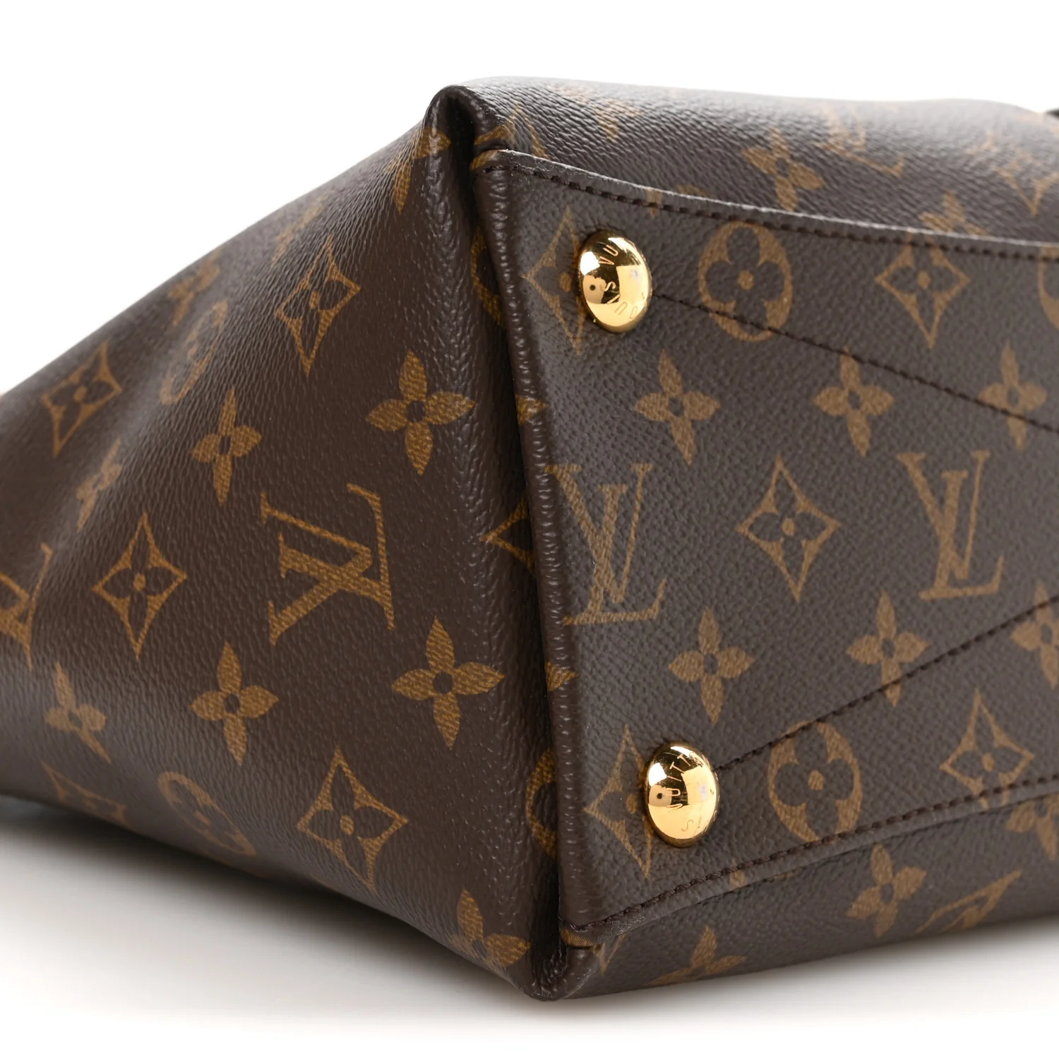 Monogram V Tote MM Black - Image 10