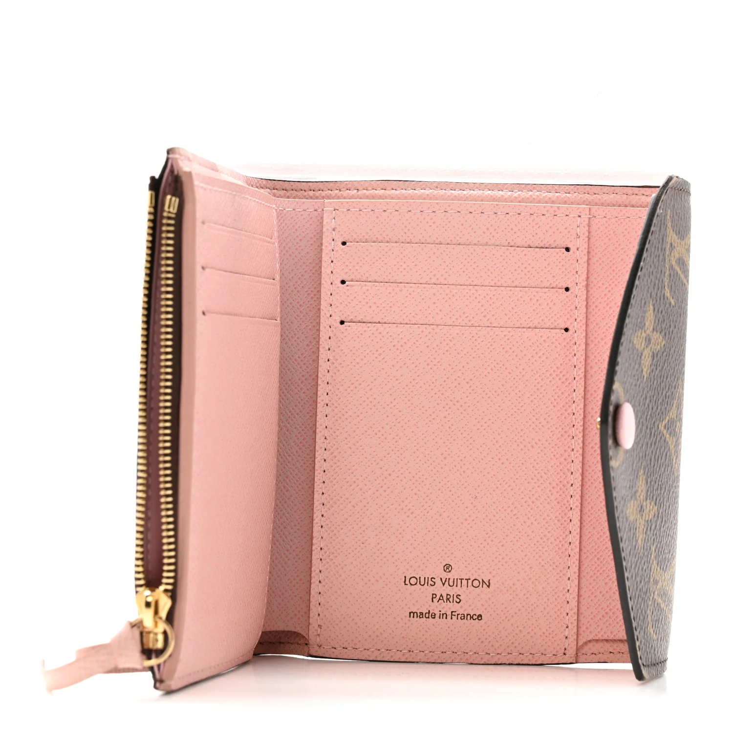 Monogram Victorine Wallet Rose Ballerine - Image 5