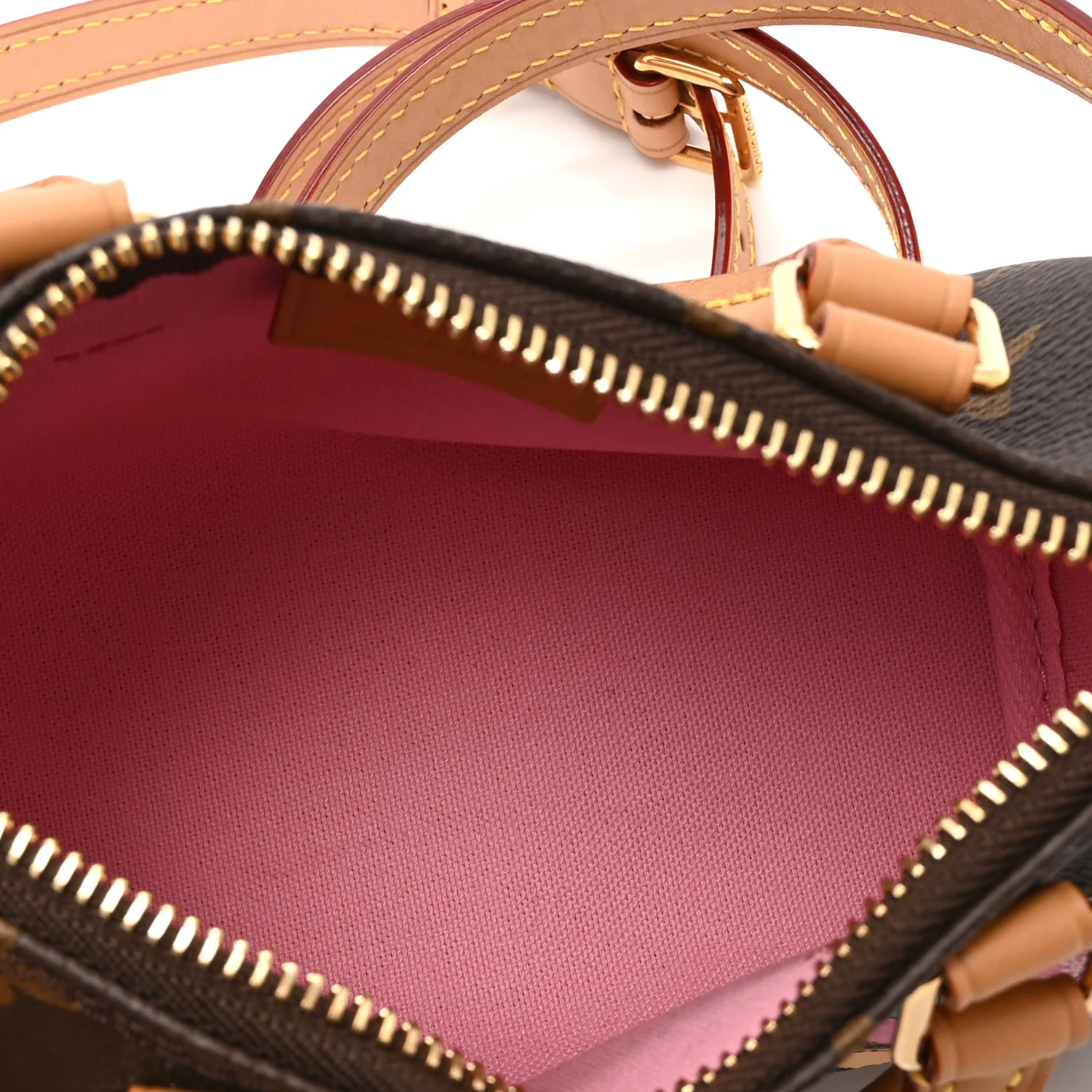 Monogram Vivienne Ice Skating Nano Speedy Bandouliere Pink - Image 5