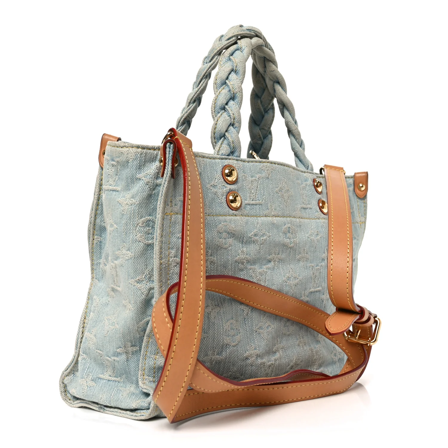 Monogram Washed Denim Let Go PM Sky Blue - Image 3