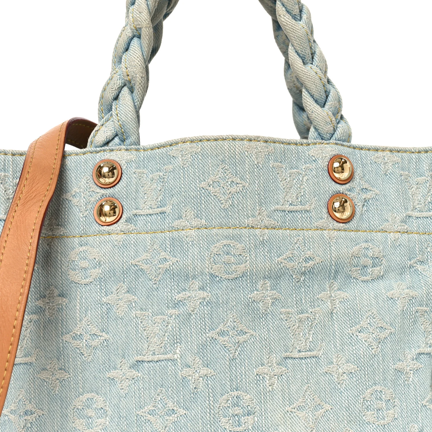 Monogram Washed Denim Let Go PM Sky Blue - Image 7