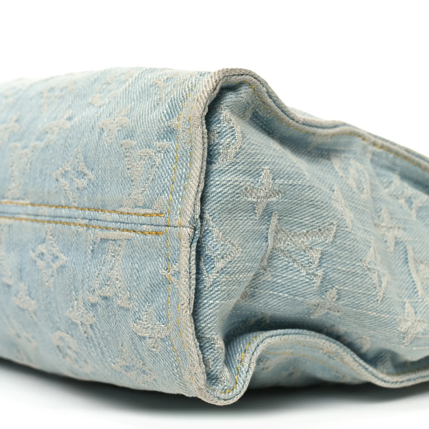 Monogram Washed Denim Let Go PM Sky Blue - Image 9
