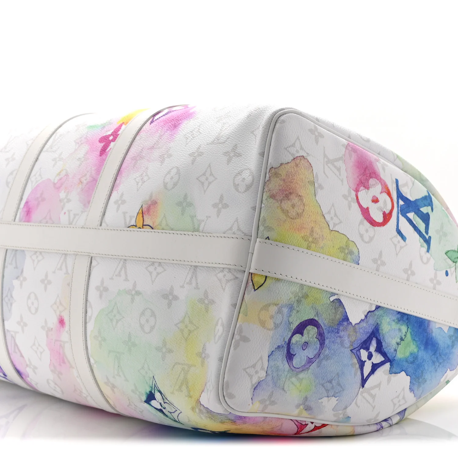 Monogram Watercolor Keepall Bandouliere 50 Multicolor - Image 8
