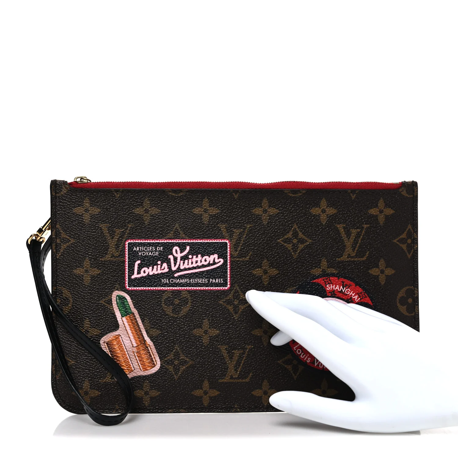 Monogram World Tour Neverfull MM GM Pochette - Image 2