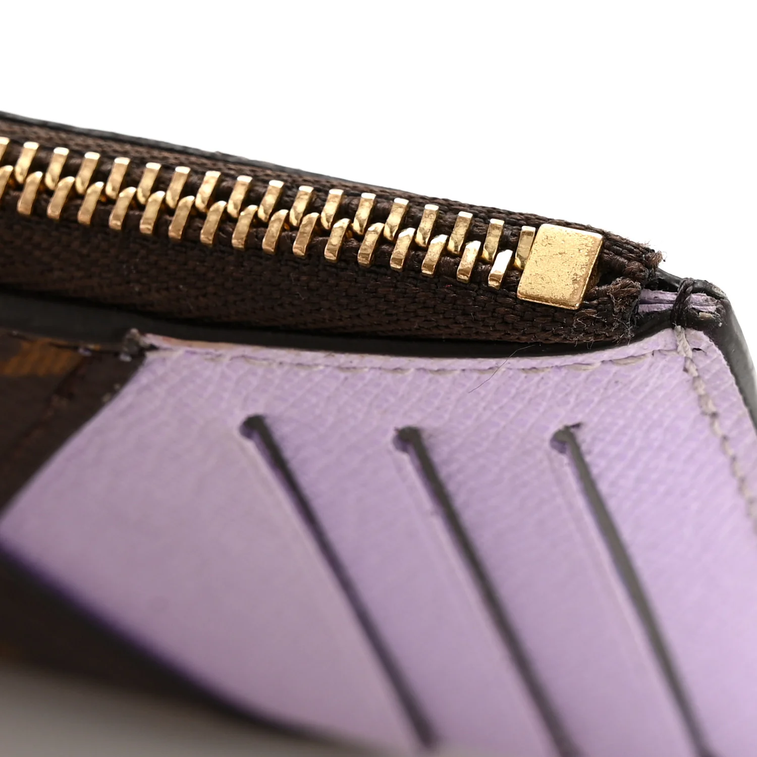 Monogram Zipped Romy Card Holder Bubble Tea - Image 8
