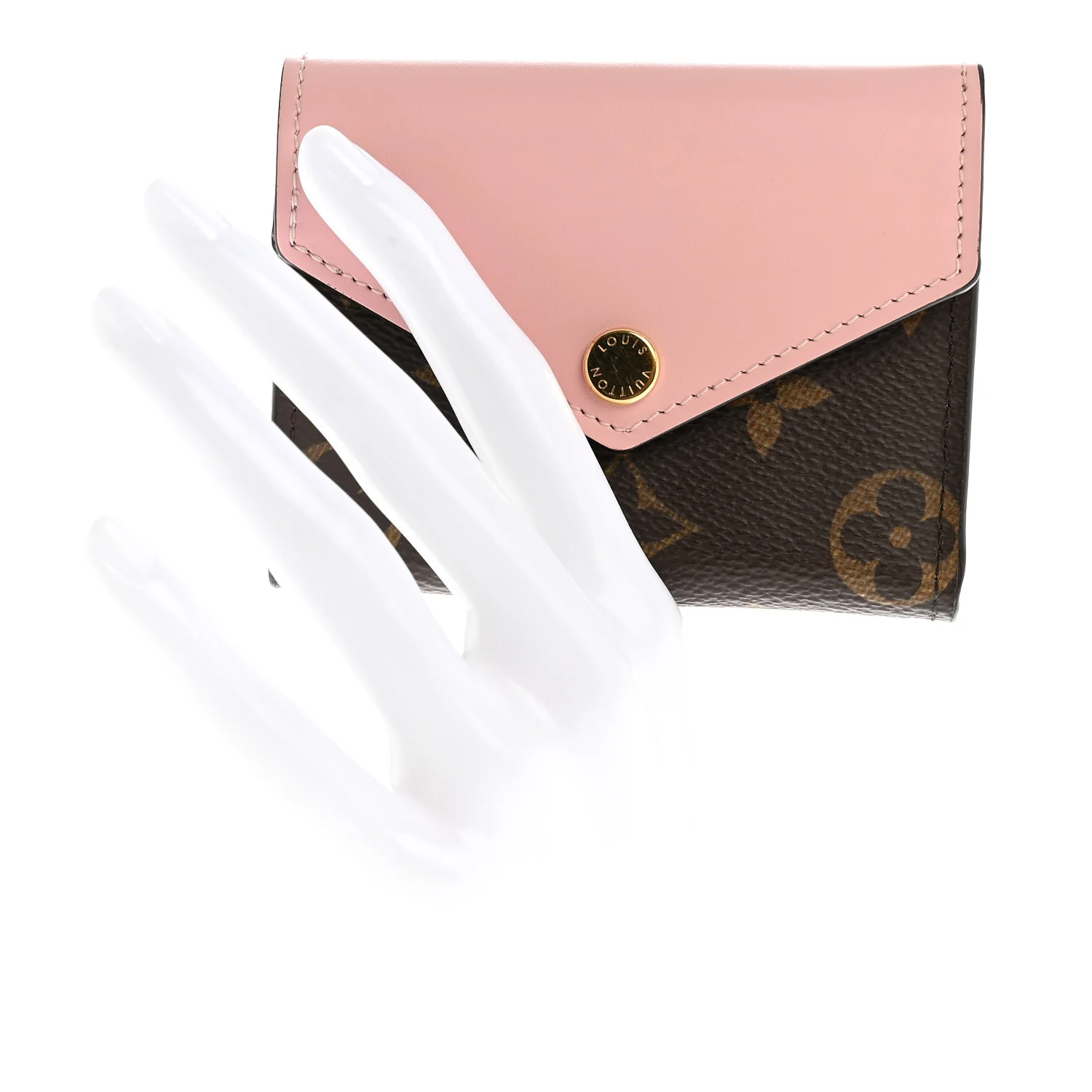 Monogram Zoe Wallet Rose Ballerine - Image 2