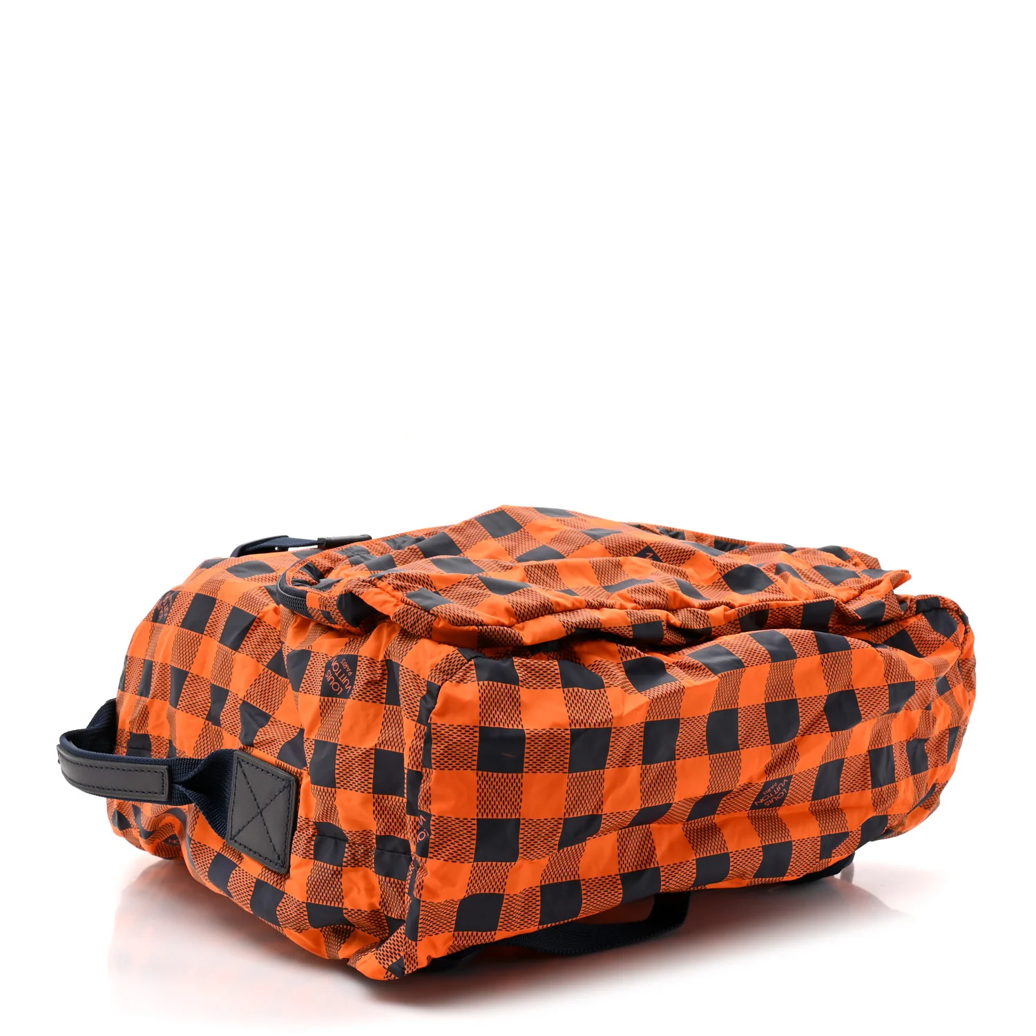Nylon Damier Masai Adventure Practical Backpack Orange - Image 4