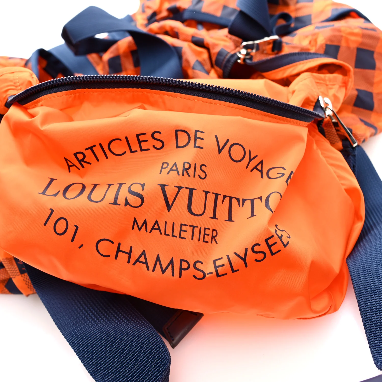 Nylon Damier Masai Adventure Practical Orange - Image 6