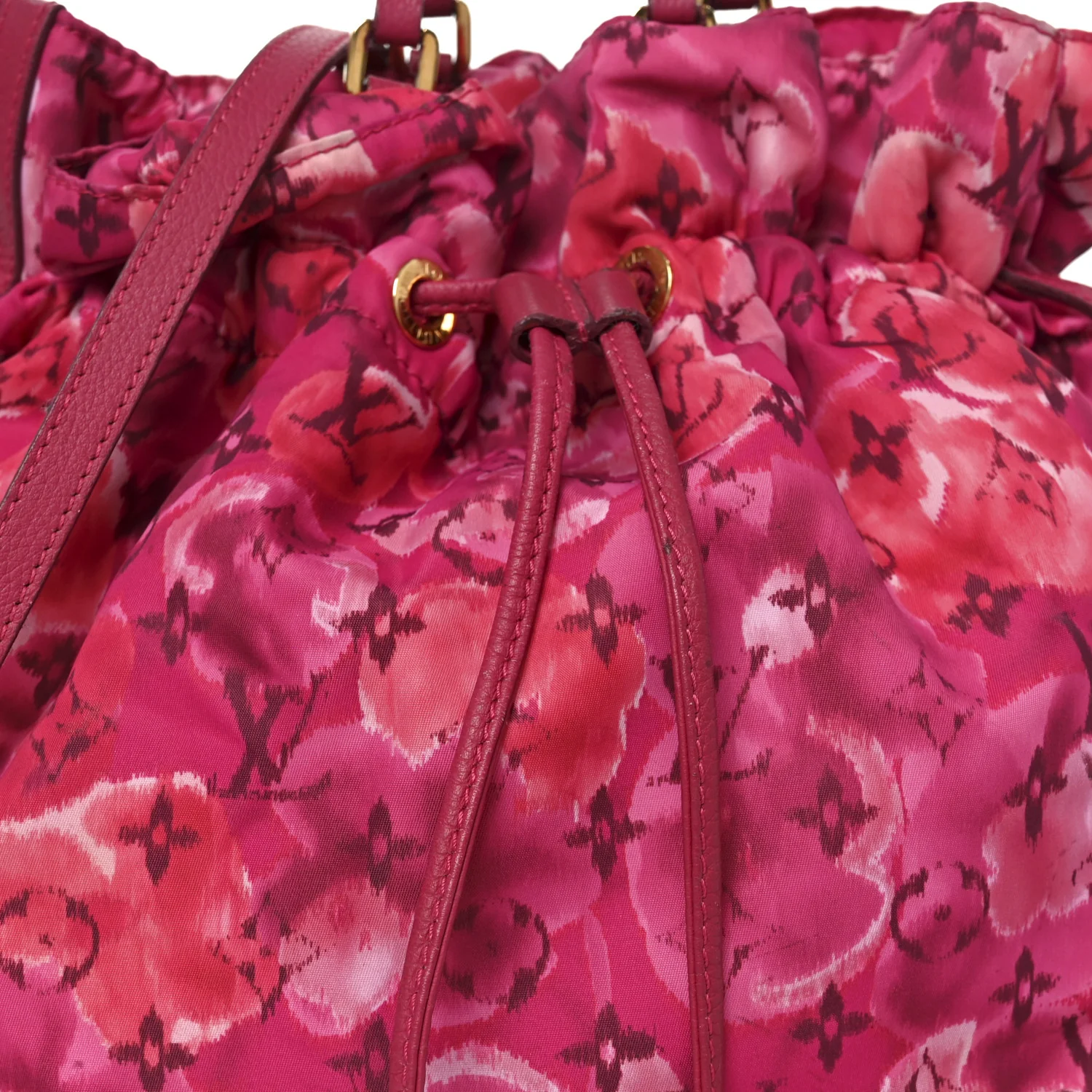 Nylon Monogram Ikat Noefull MM Rose Indien - Image 15