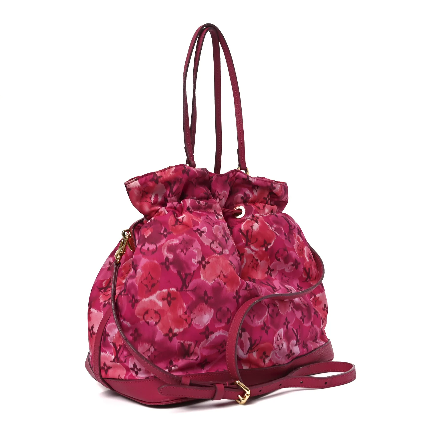 Nylon Monogram Ikat Noefull MM Rose Indien - Image 4