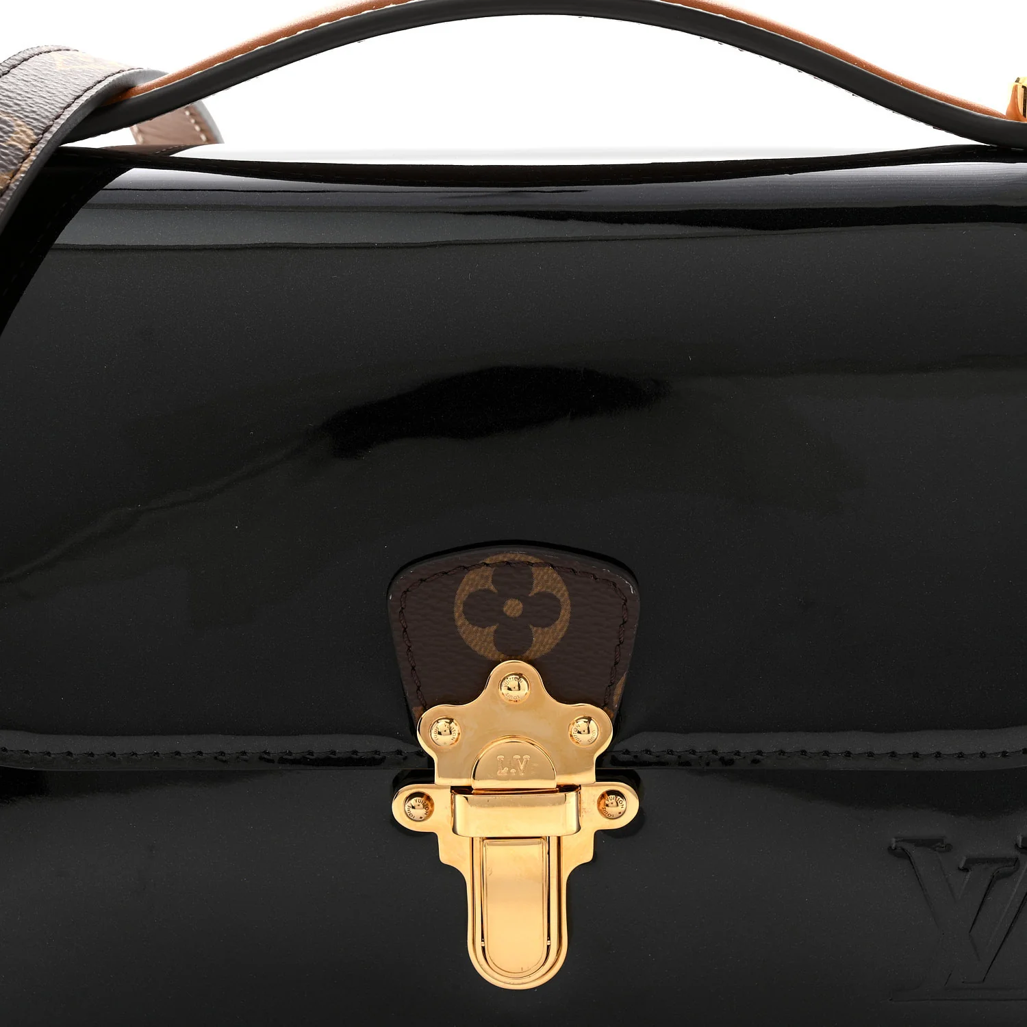 Patent Calfskin Monogram Cherrywood BB Black - Image 8