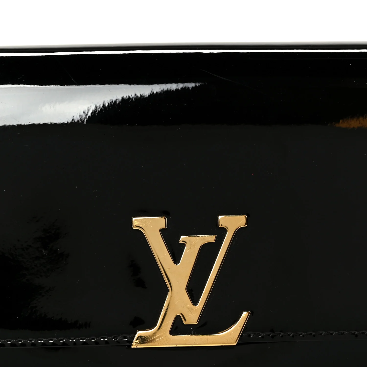 Patent Louise EW Clutch Black - Image 7