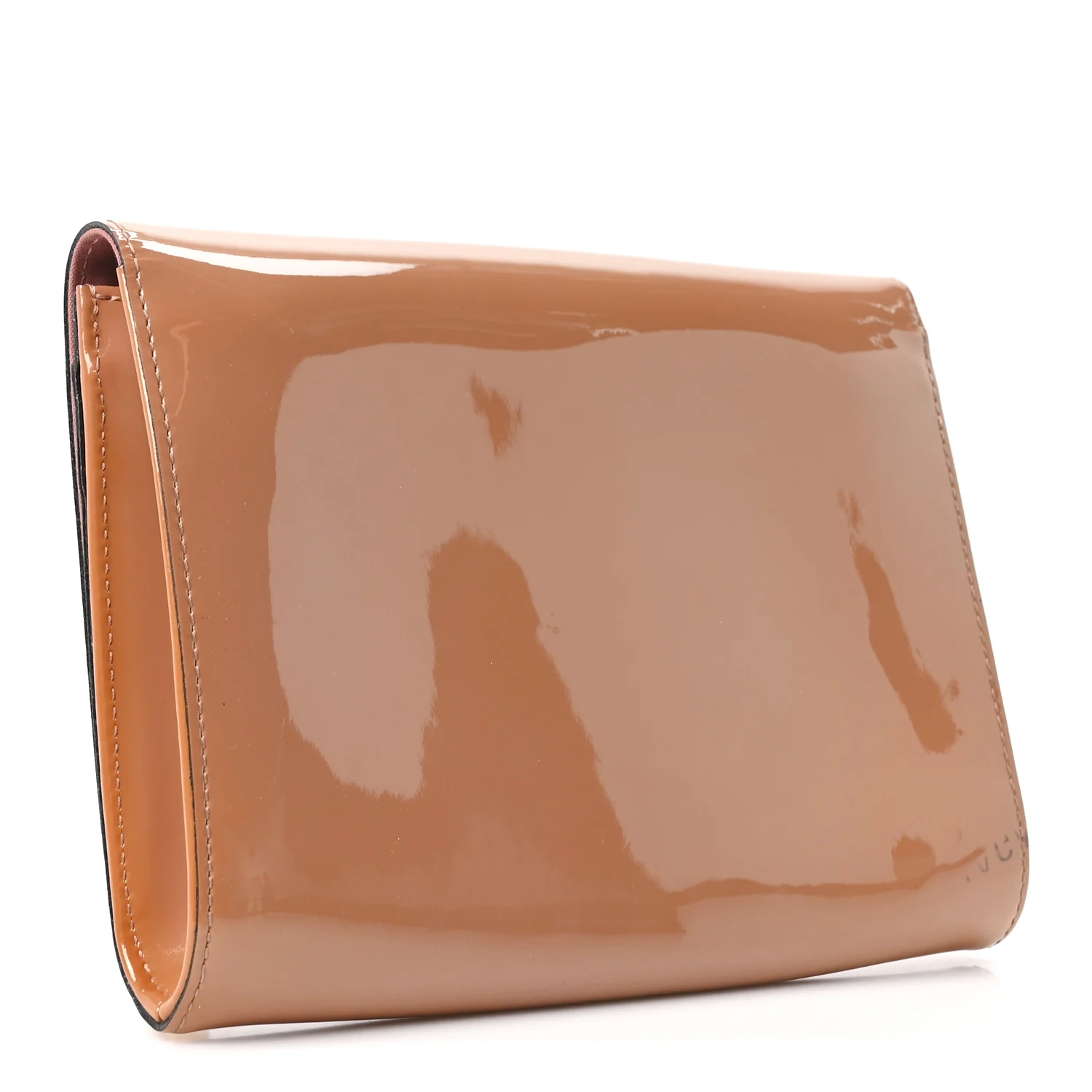 Patent Louise New Sobe Clutch Rose Velours - Image 3