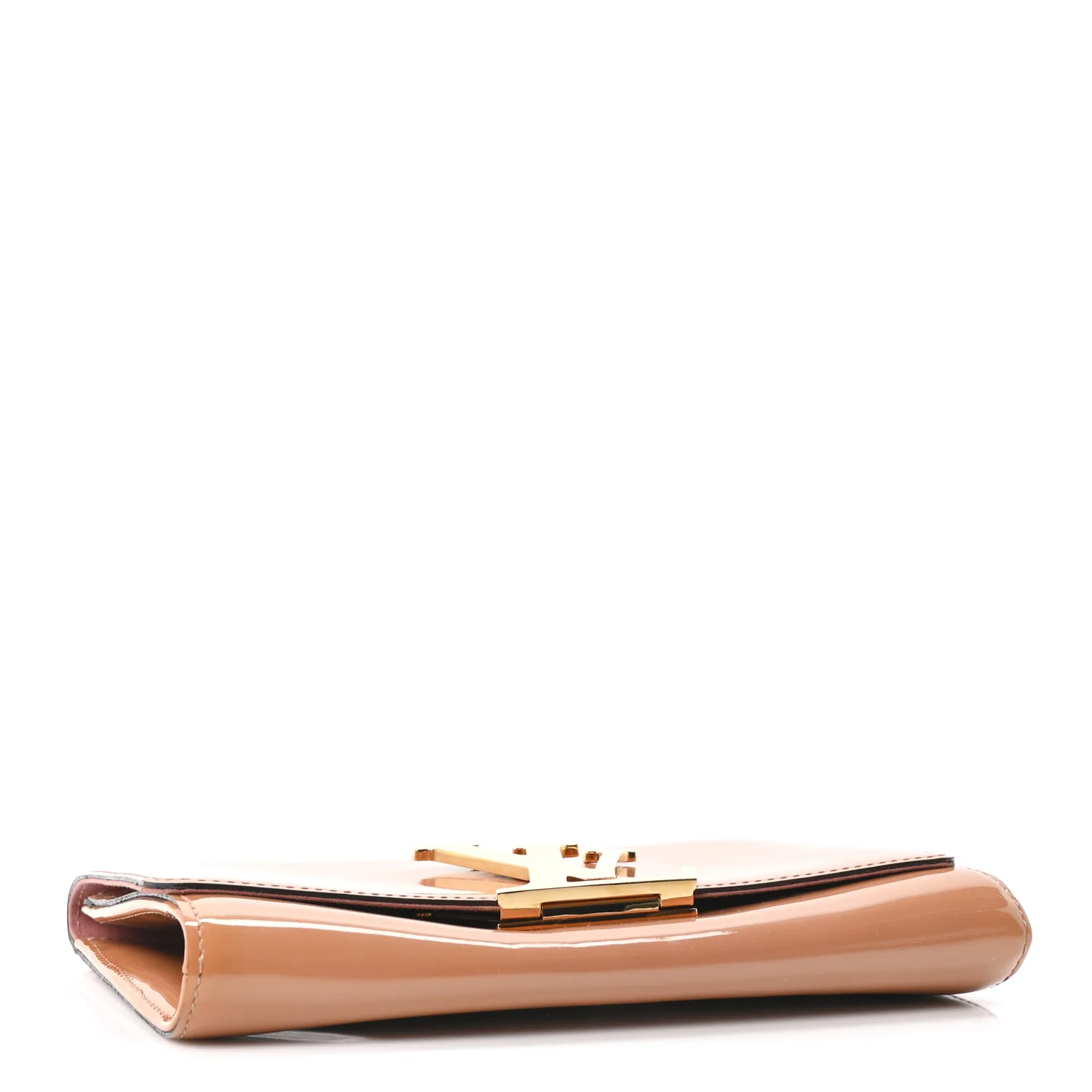 Patent Louise New Sobe Clutch Rose Velours - Image 4