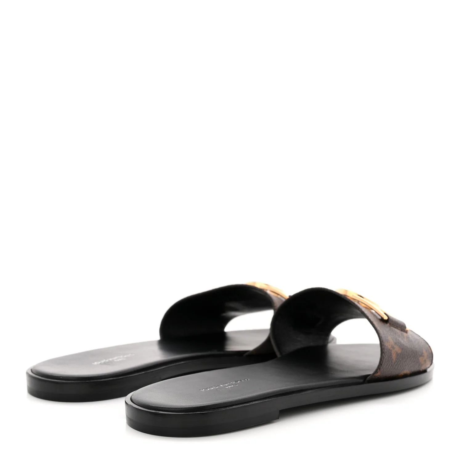 Patent Monogram Lock It Flat Mules 41 - Image 5