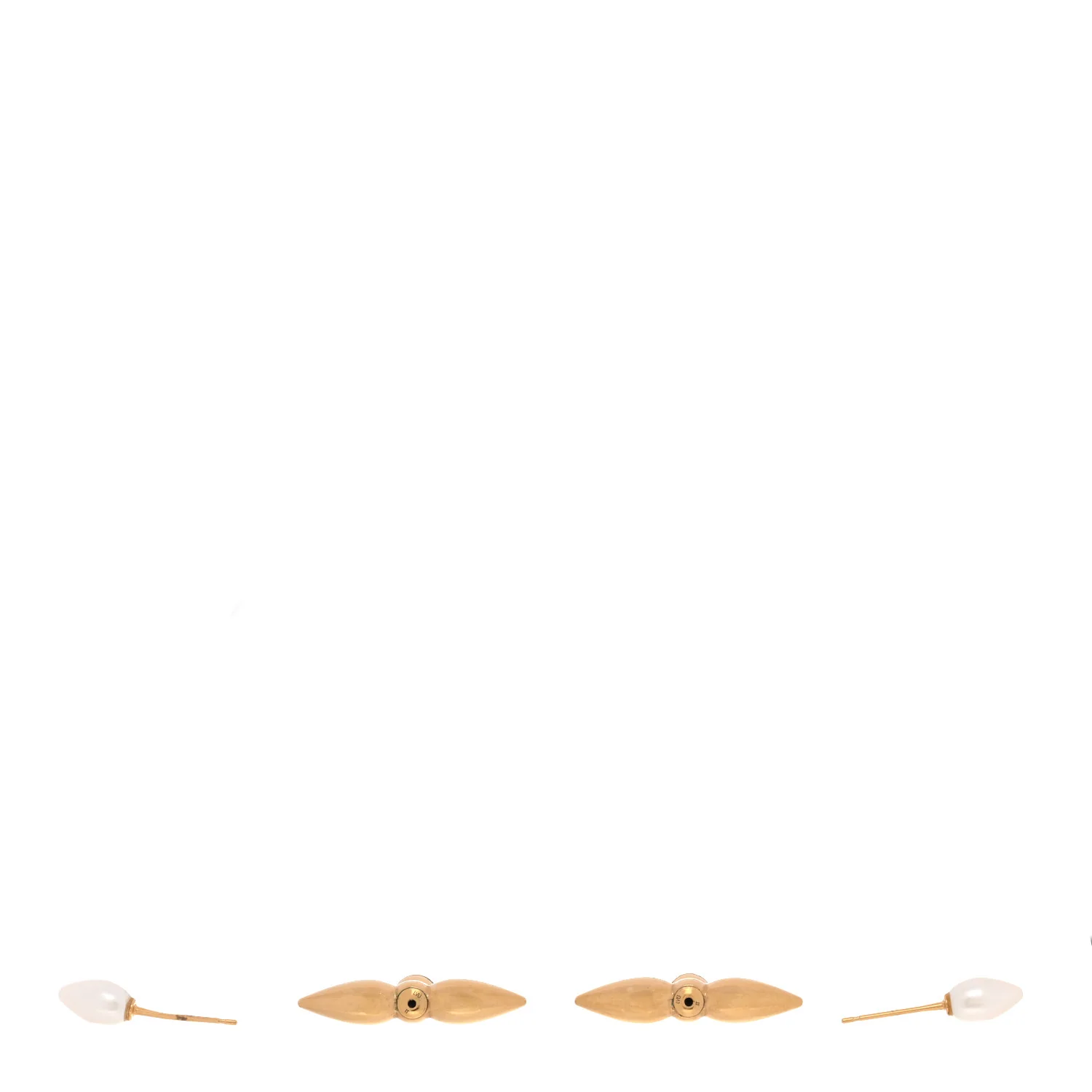 Pearl Louisette By Night Earrings Gold - Image 3