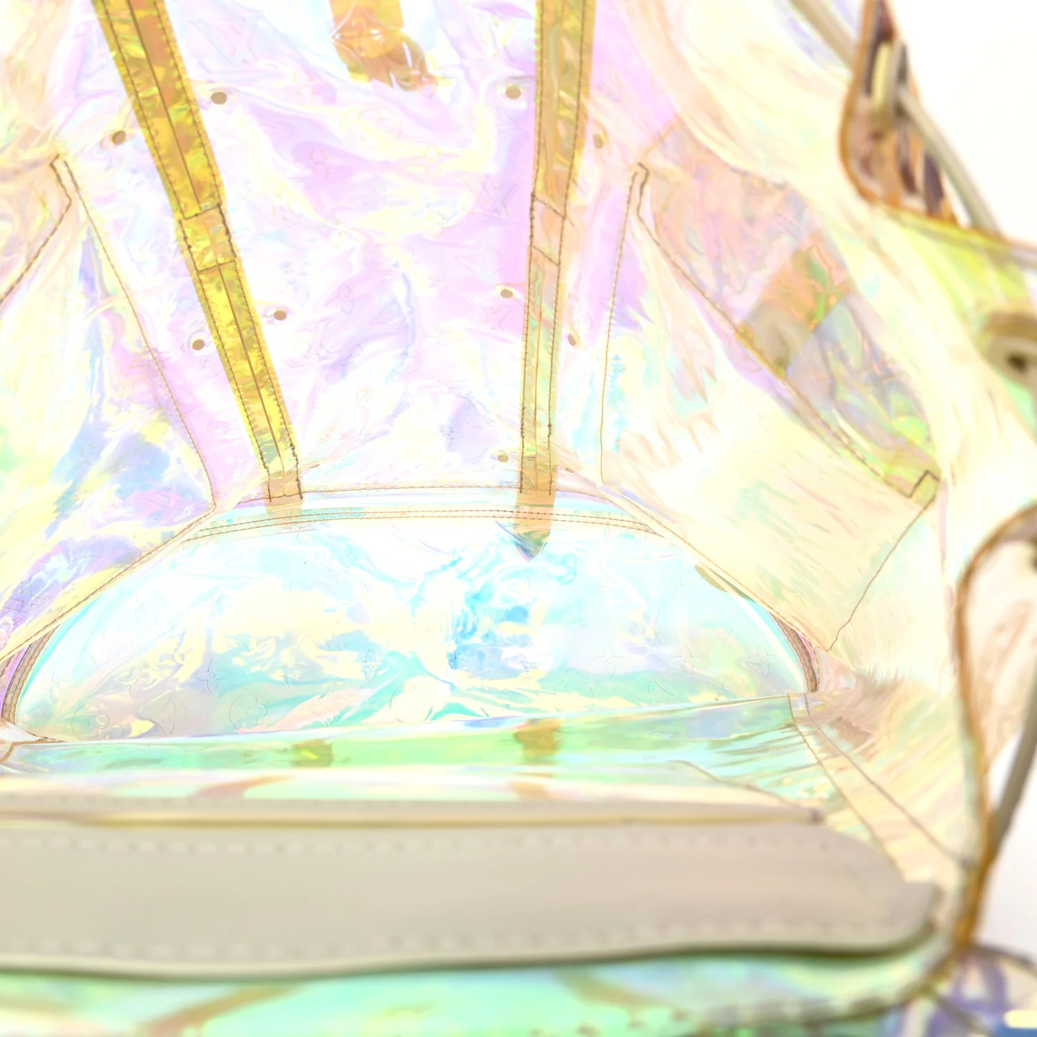 PVC Monogram Christopher Backpack GM Iridescent Prism - Image 5