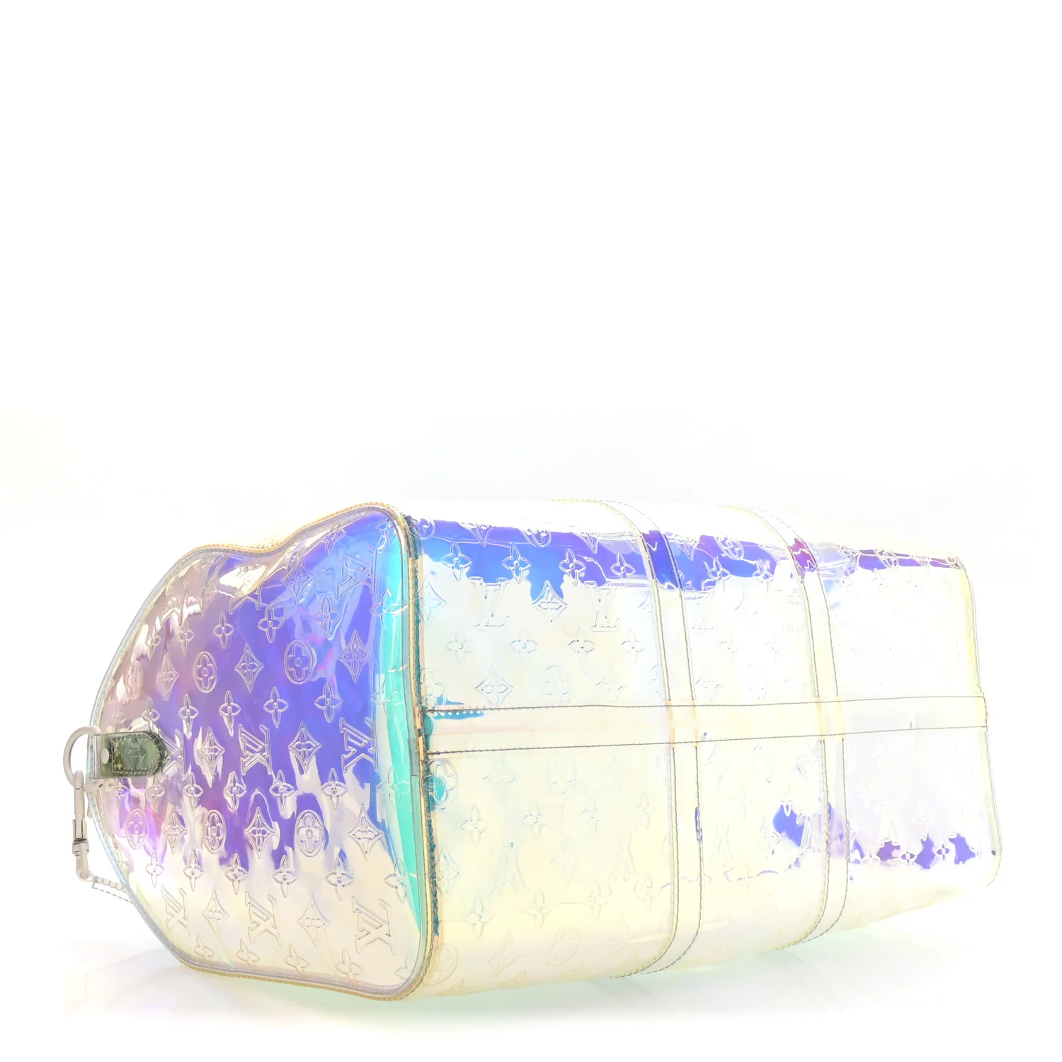 PVC Monogram Keepall Bandouliere 50 Iridescent Prism - Image 3