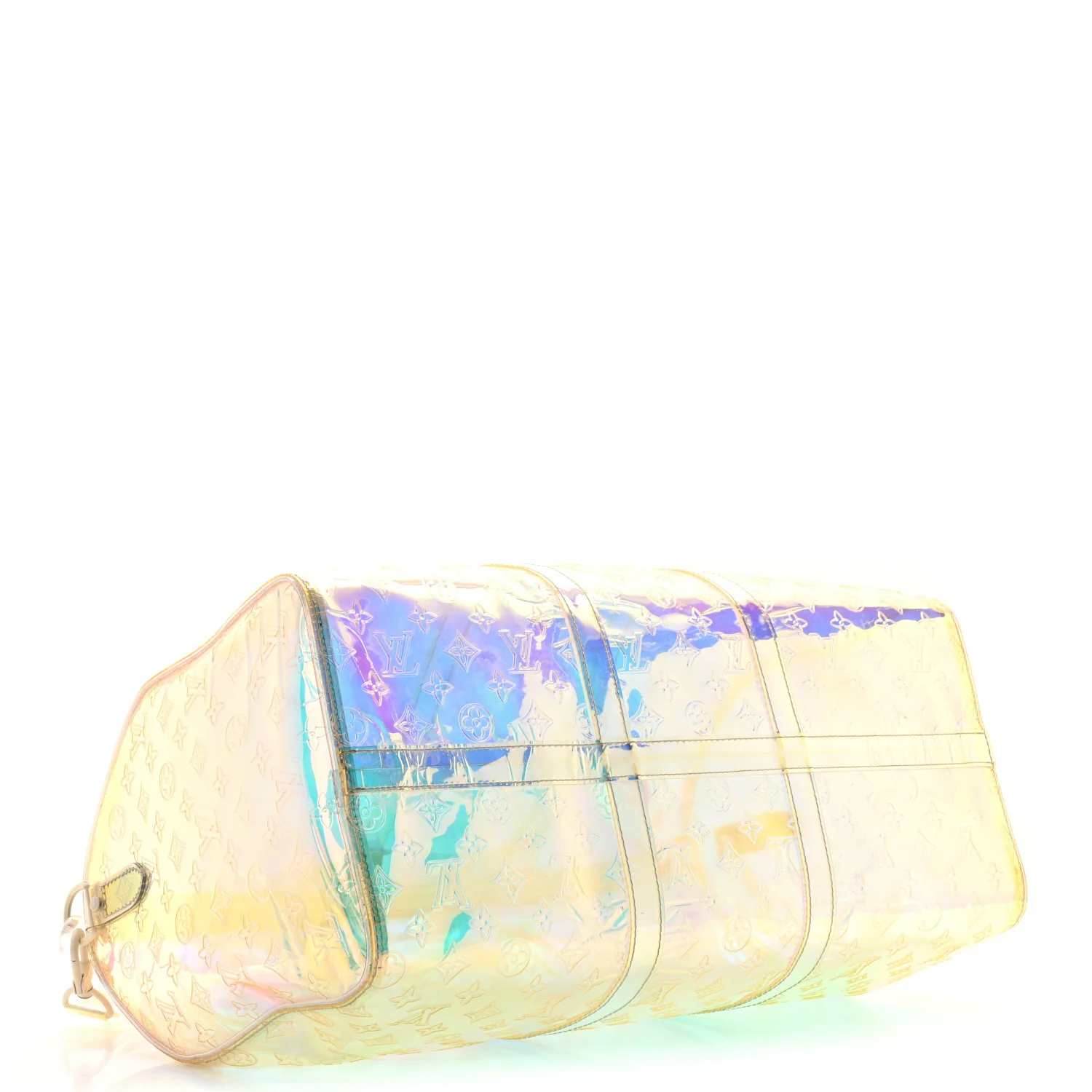 PVC Monogram Keepall Bandouliere 50 Iridescent Prism - Image 3