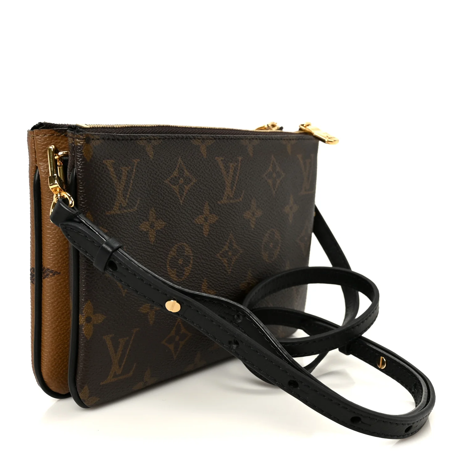 Reverse Monogram Giant Double Zip Pochette - Image 3