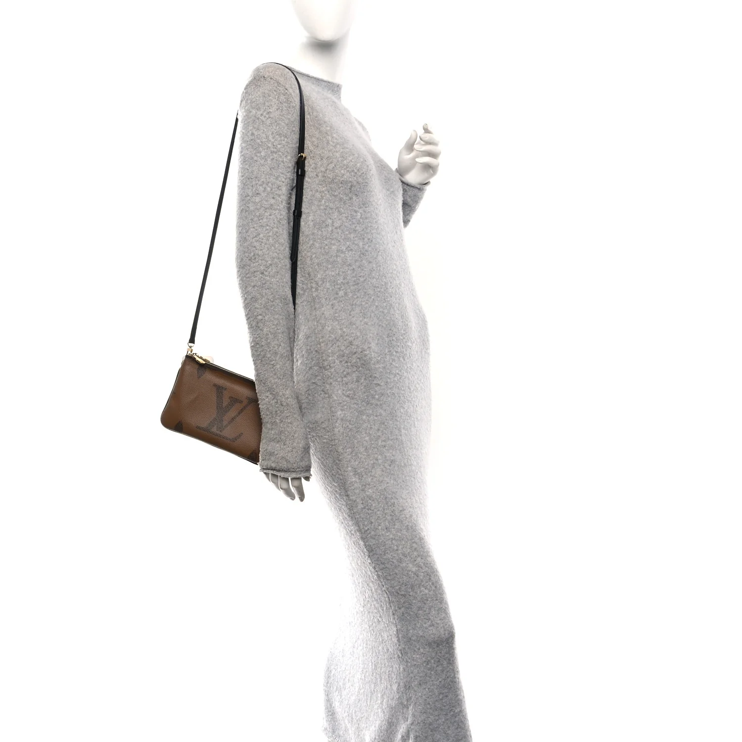 Reverse Monogram Giant Double Zip Pochette - Image 2