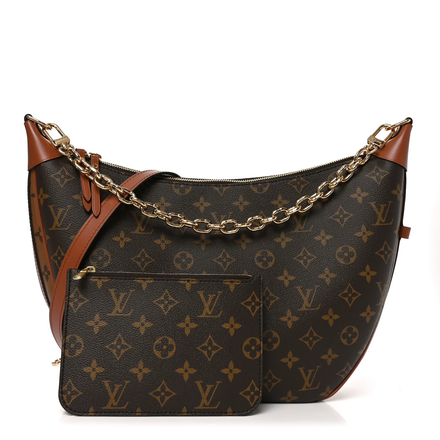Reverse Monogram Loop Hobo - Image 3