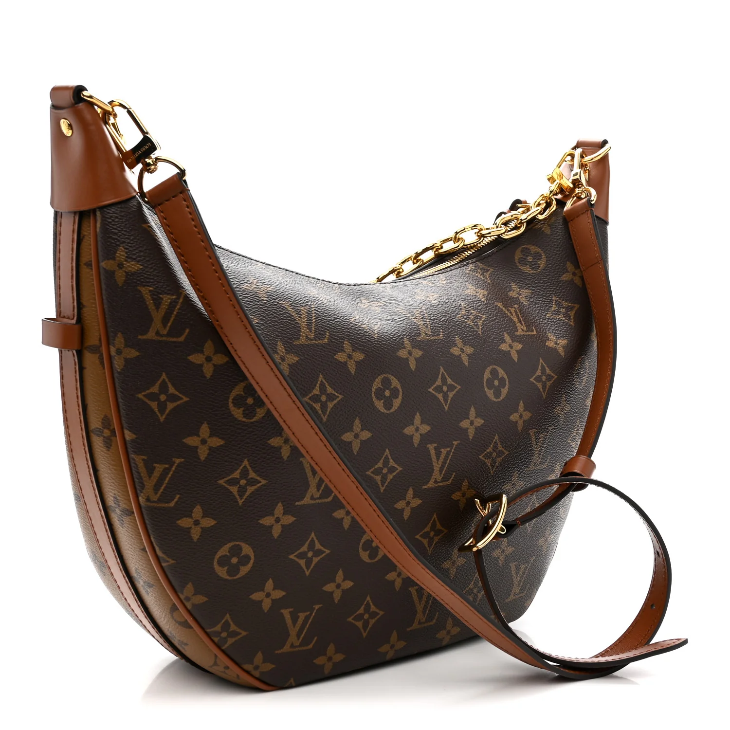 Reverse Monogram Loop Hobo - Image 4