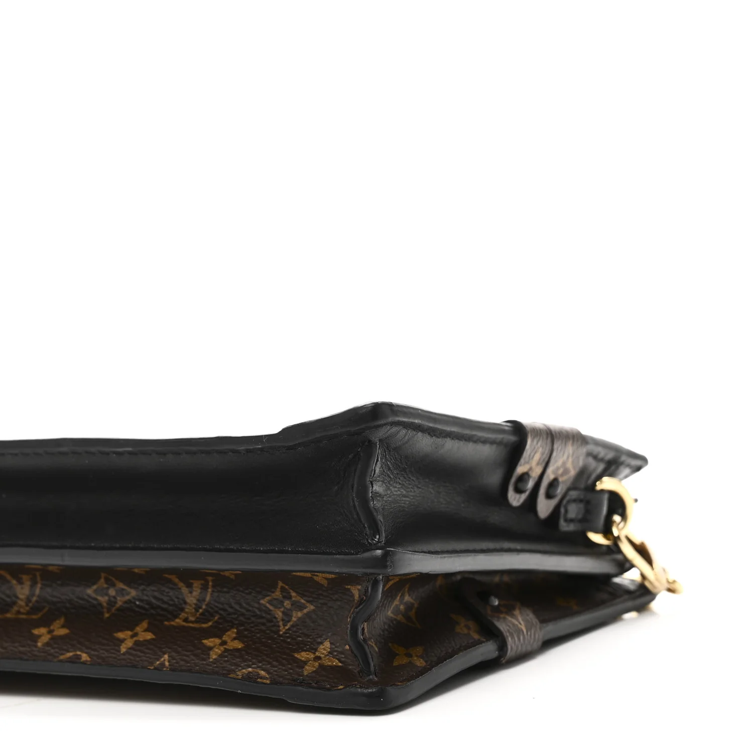 Reverse Monogram Trunk Clutch - Image 9