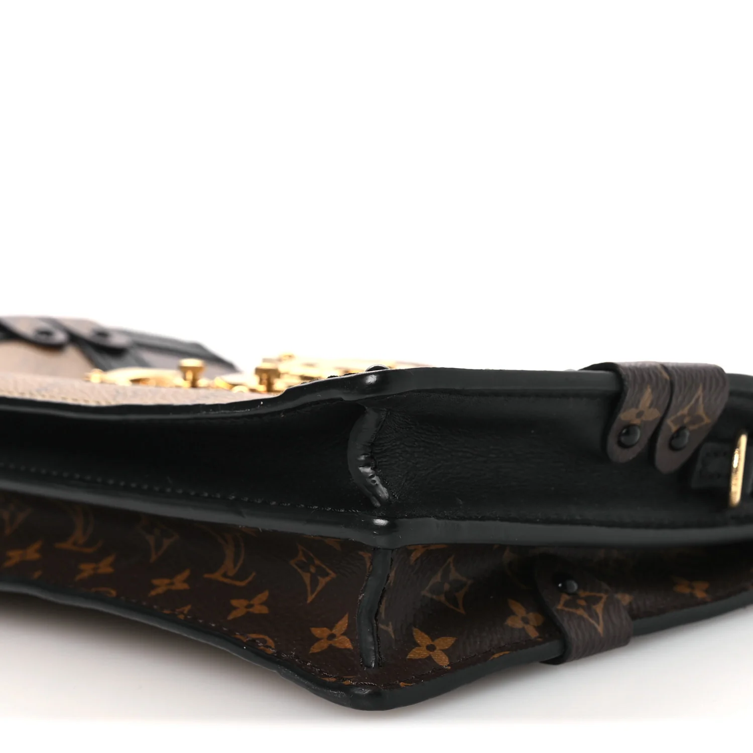 Reverse Monogram Trunk Clutch - Image 8