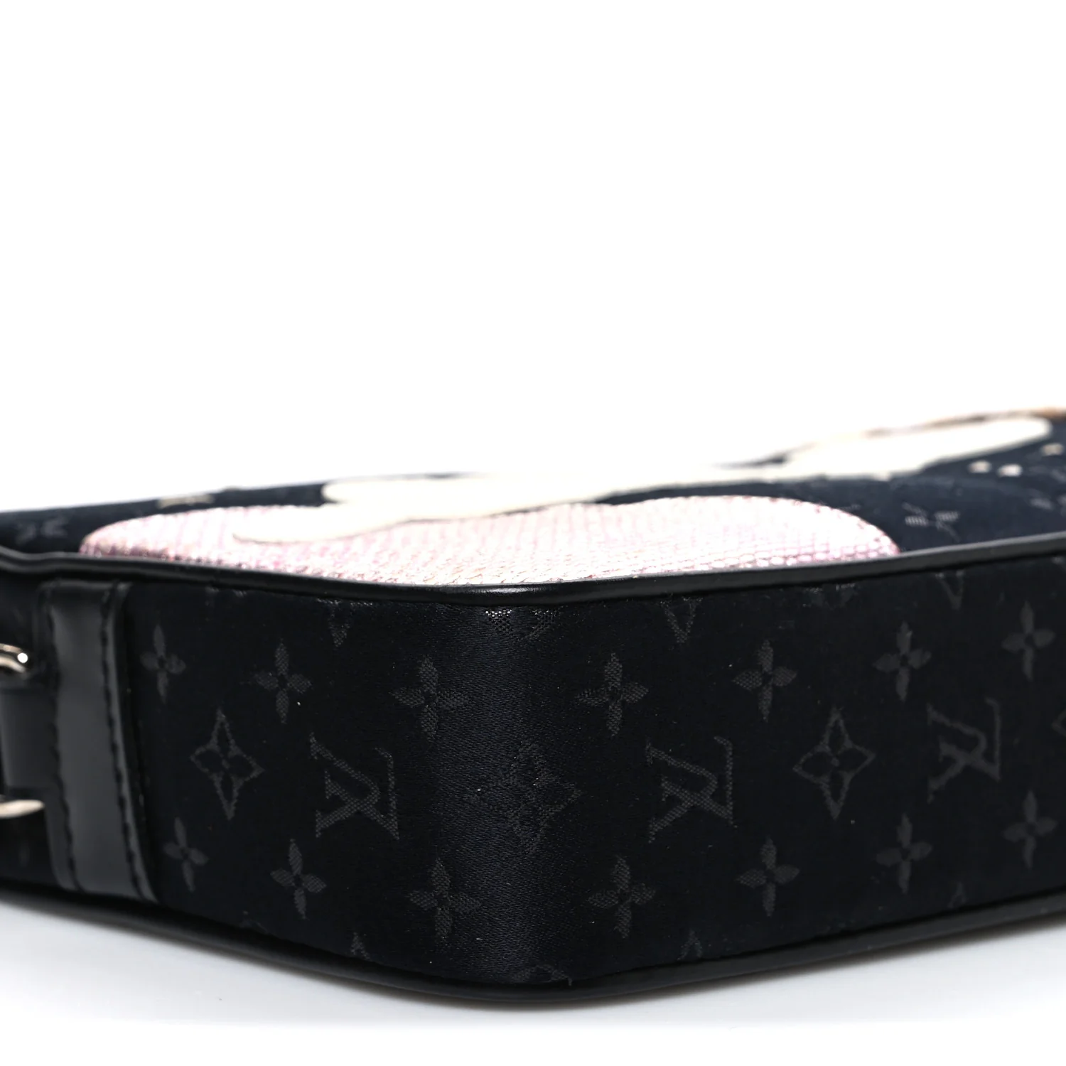 Satin Mini Monogram Conte De Fees Pochette Black - Image 9