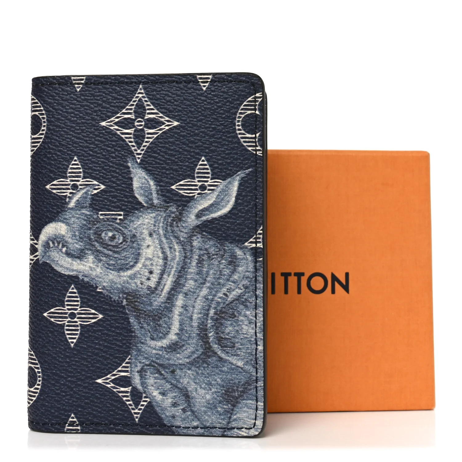 Savane Monogram Chapman Rhinoceros Pocket Organizer Encre - Image 7