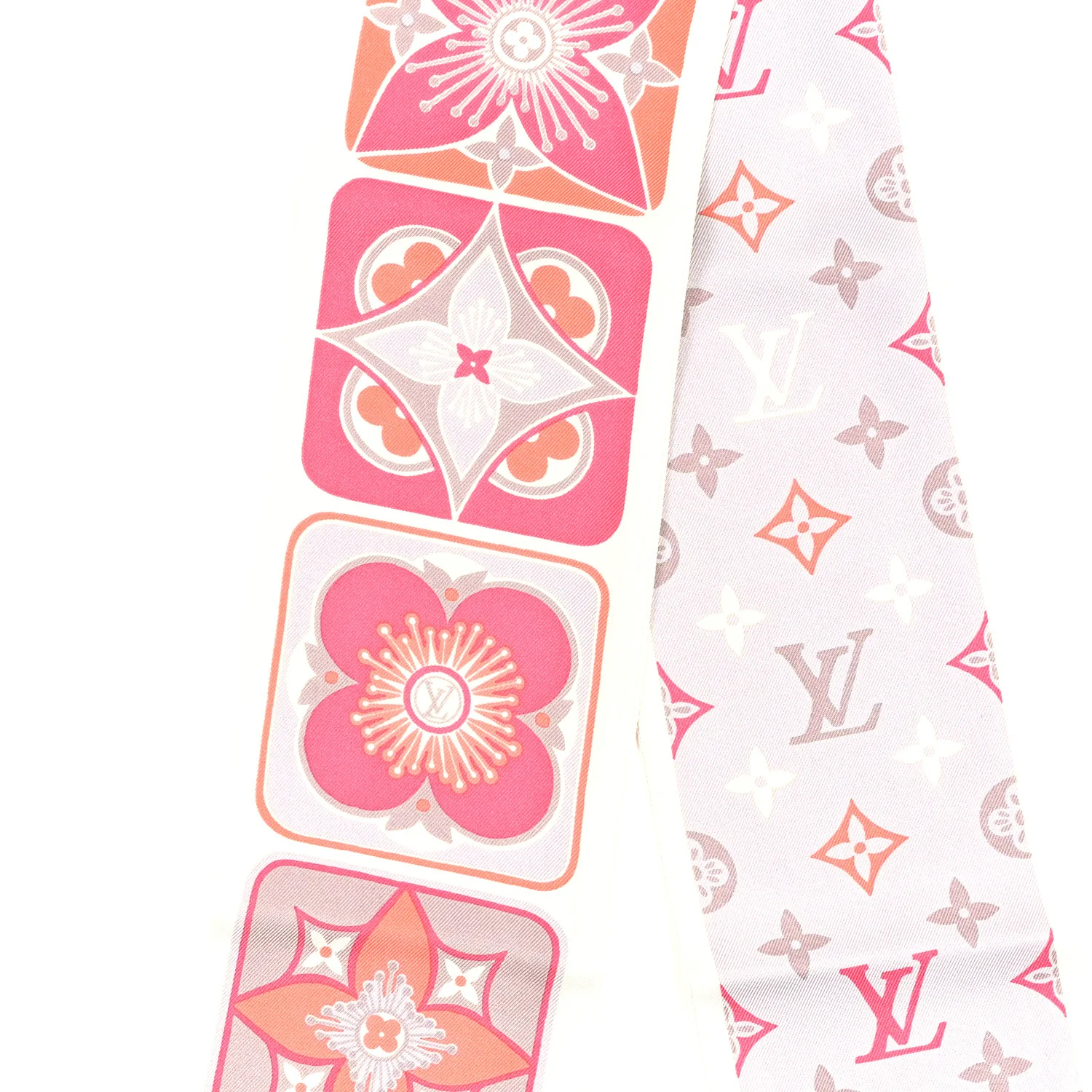 Silk Kamonogram Bandeau Corail - Image 2