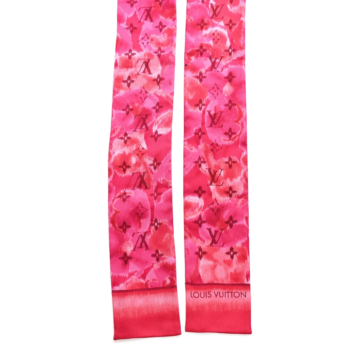 Silk Monogram Ikat Summer Bandeau Rose Indien - Image 2